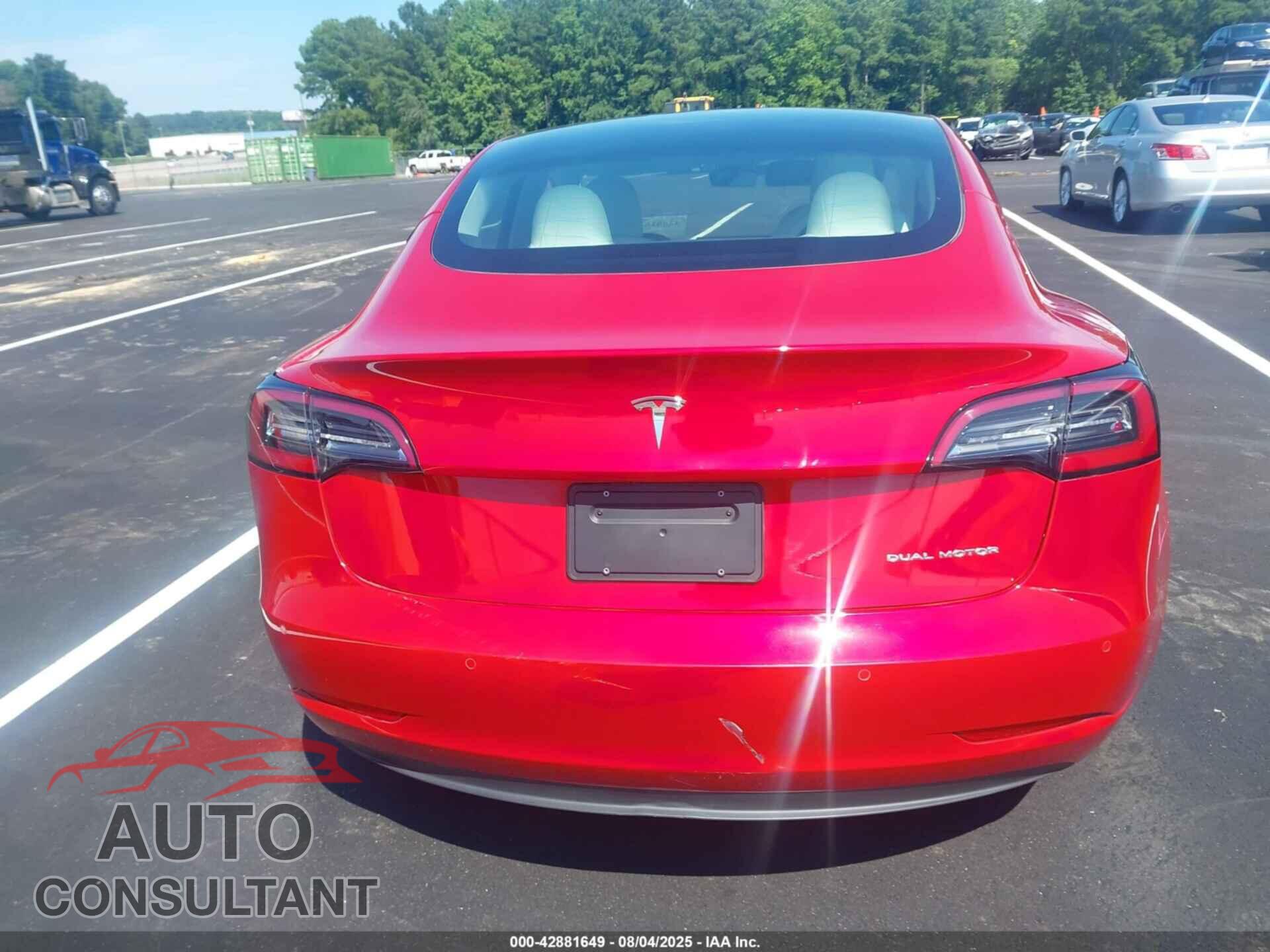 TESLA MODEL 3 2022 - 5YJ3E1EB5NF145221