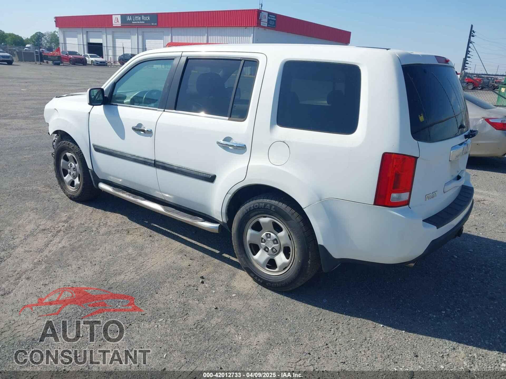 HONDA PILOT 2011 - 5FNYF4H21BB094179