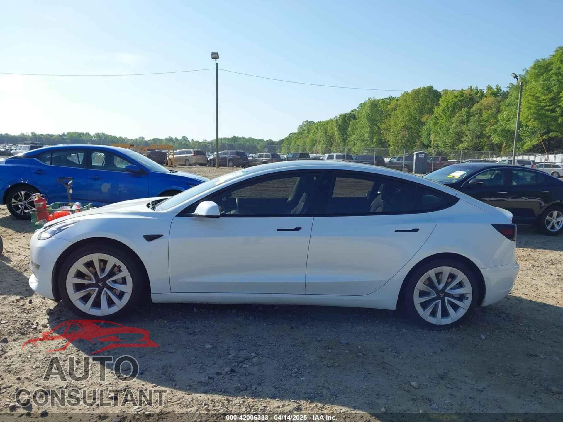 TESLA MODEL 3 2022 - 5YJ3E1EAXNF346944