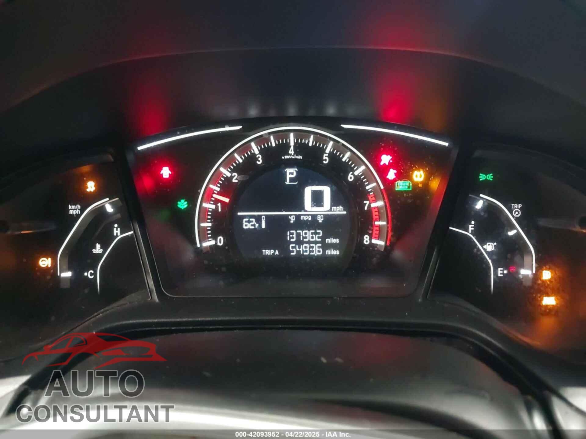 HONDA CIVIC 2017 - 2HGFC2F56HH519076