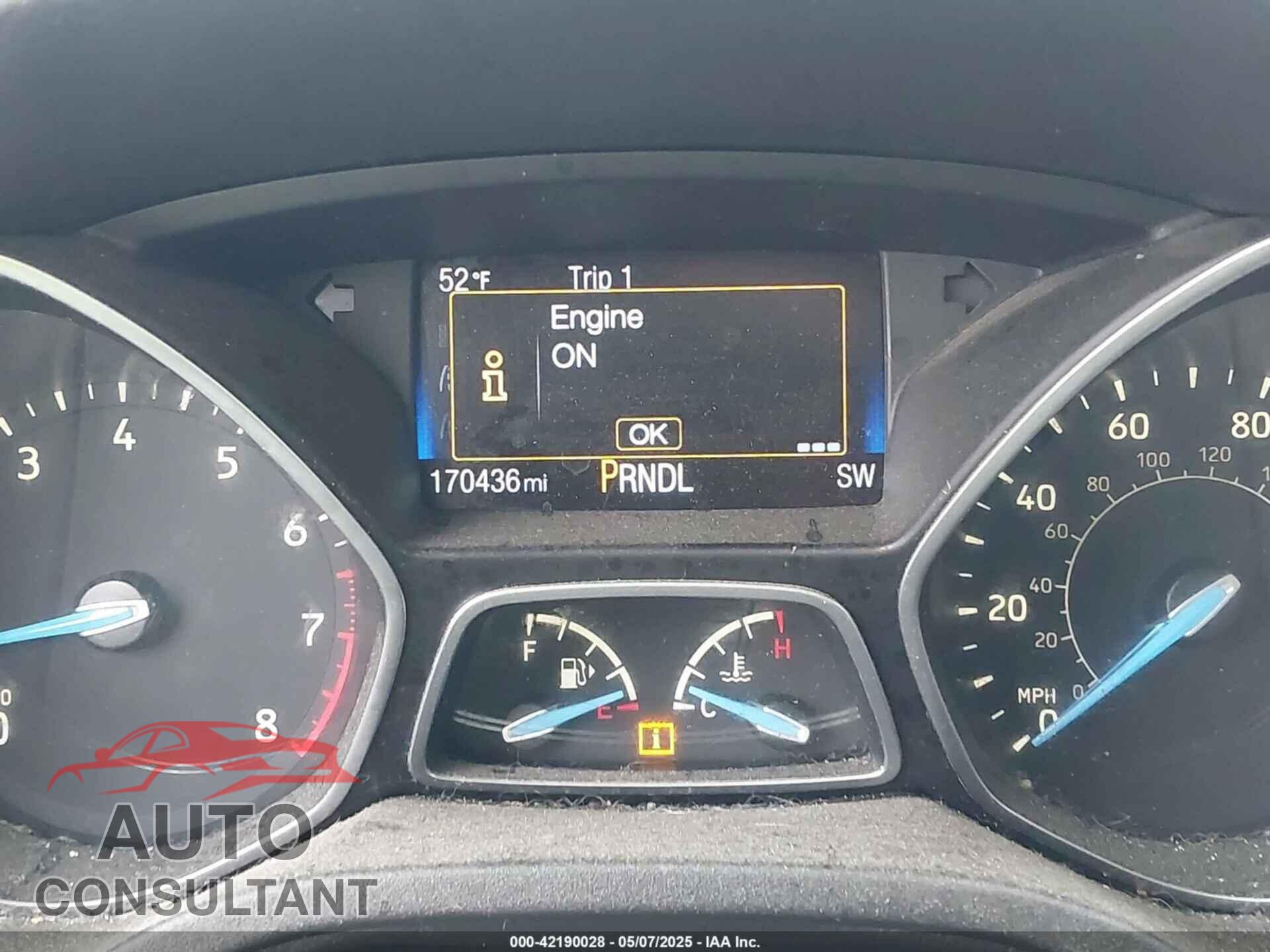 FORD FOCUS 2015 - 1FADP3K2XFL364856