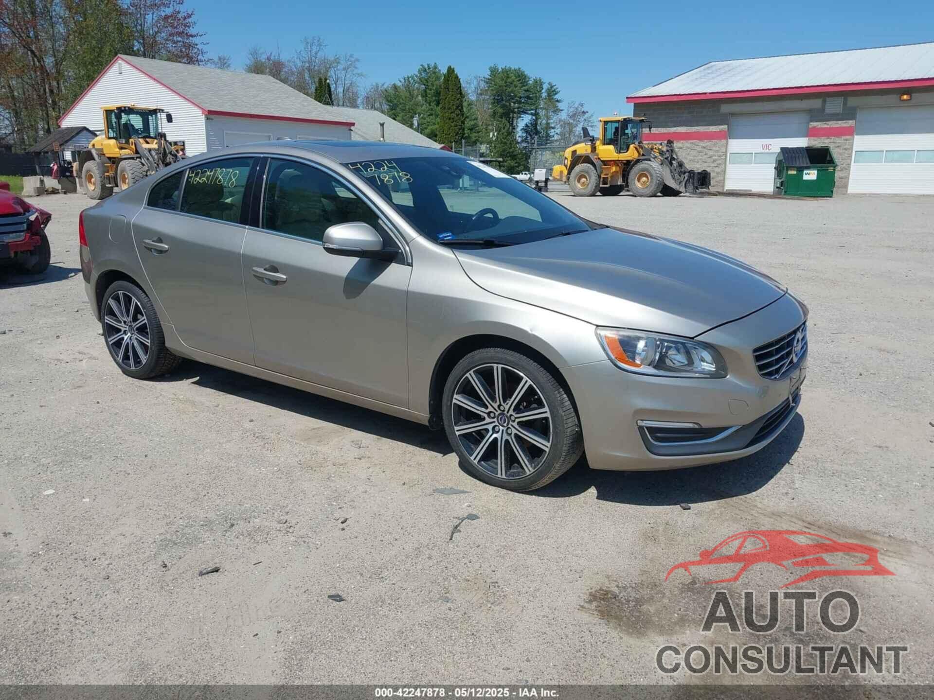 VOLVO S60 2015 - YV126MFB8F2302747