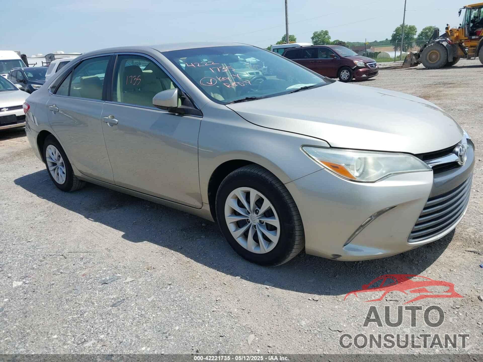 TOYOTA CAMRY 2015 - 4T4BF1FK3FR488353