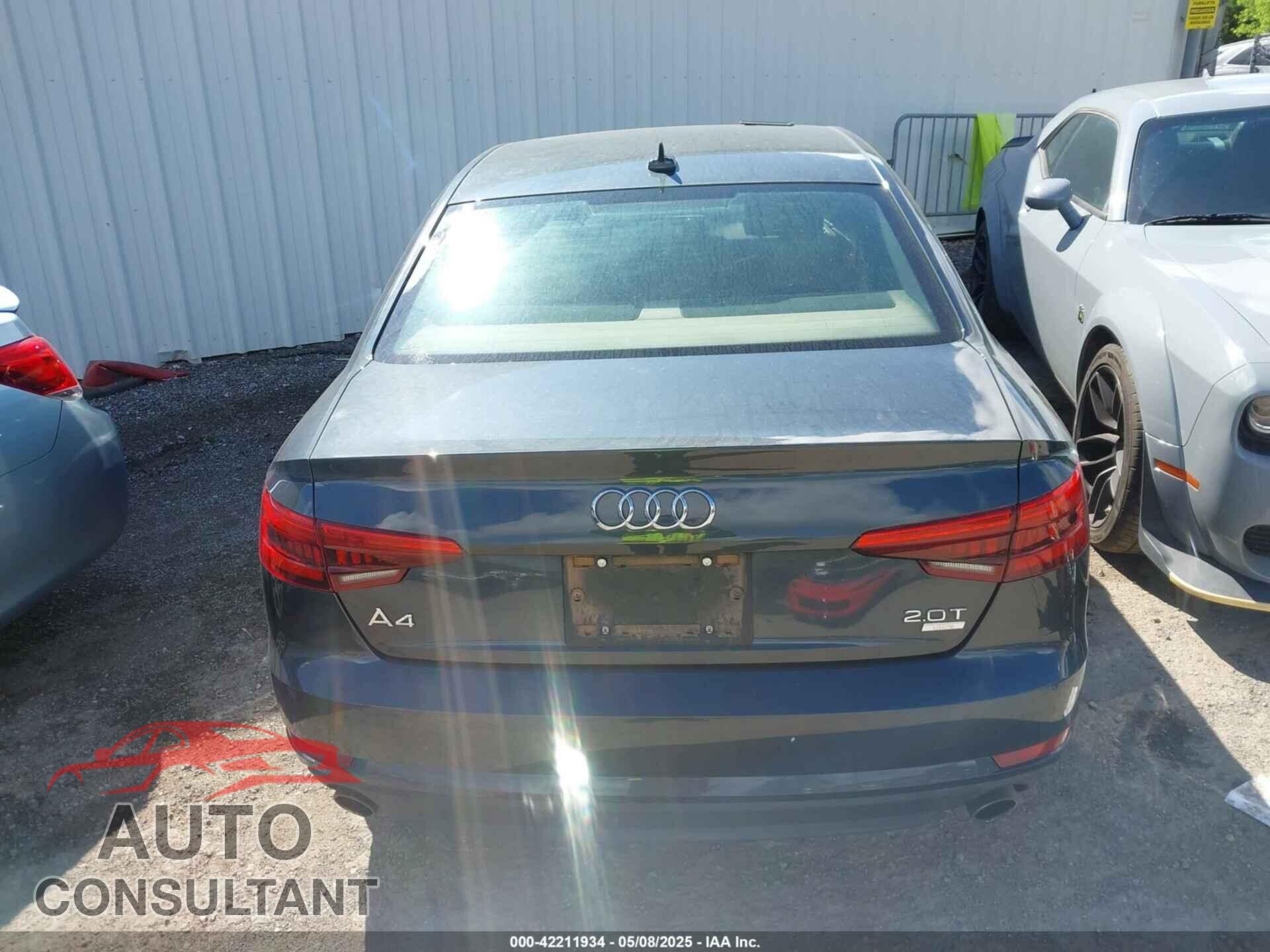 AUDI A4 2017 - WAUGMAF43HN042614