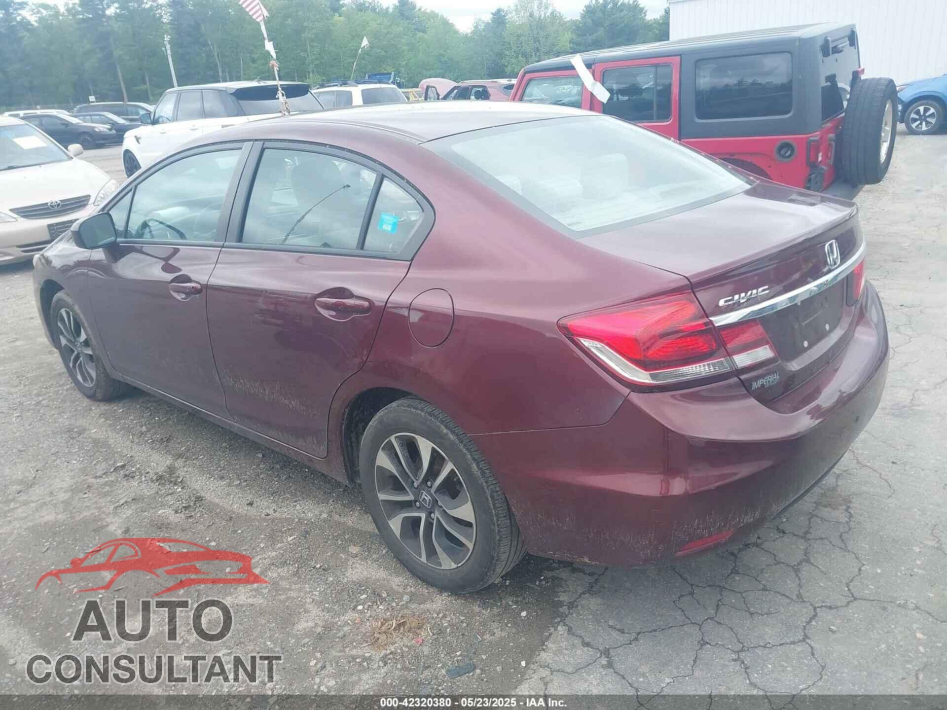 HONDA CIVIC 2014 - 19XFB2F88EE208672
