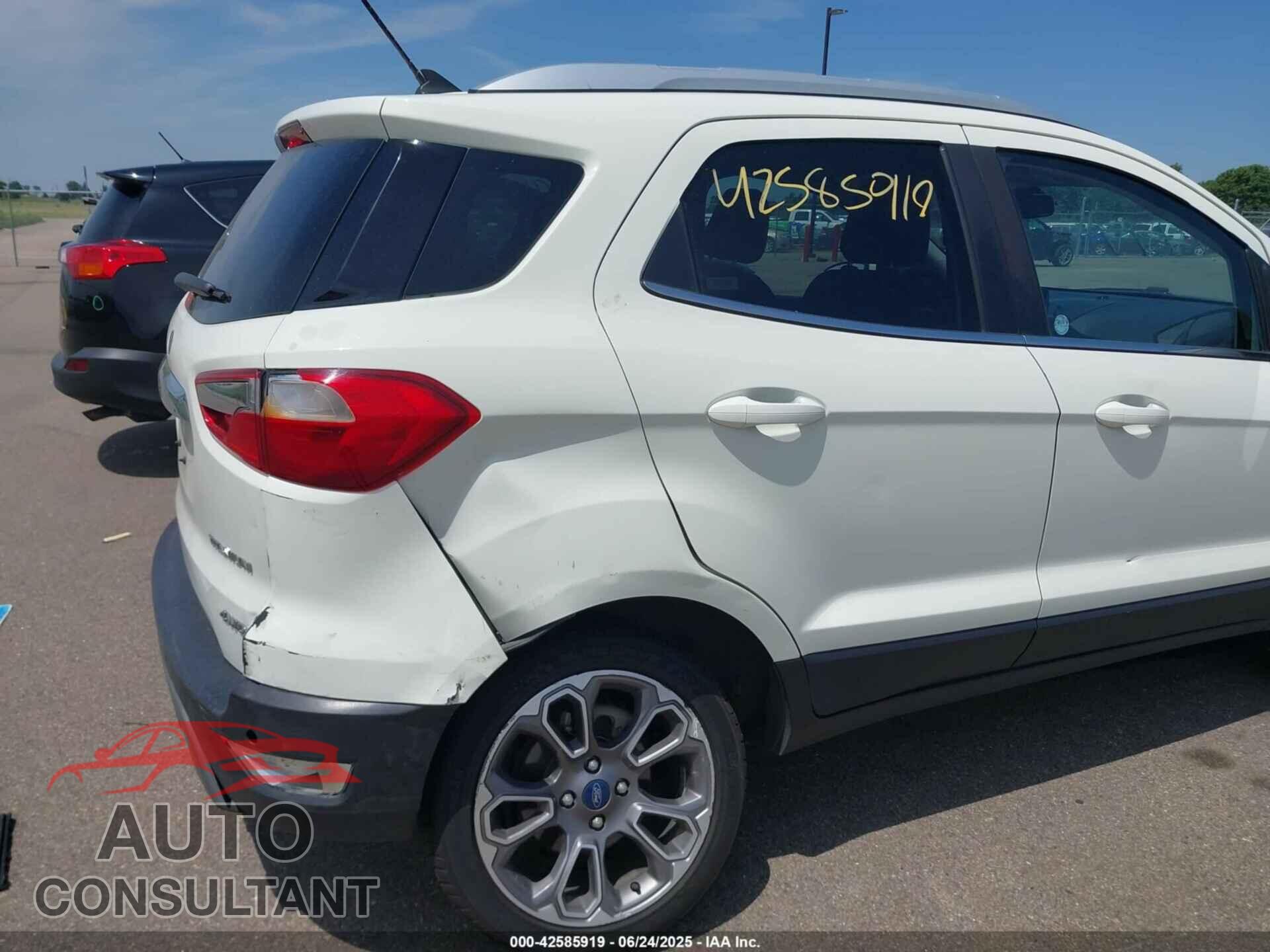 FORD ECOSPORT 2020 - MAJ6S3KLXLC355327