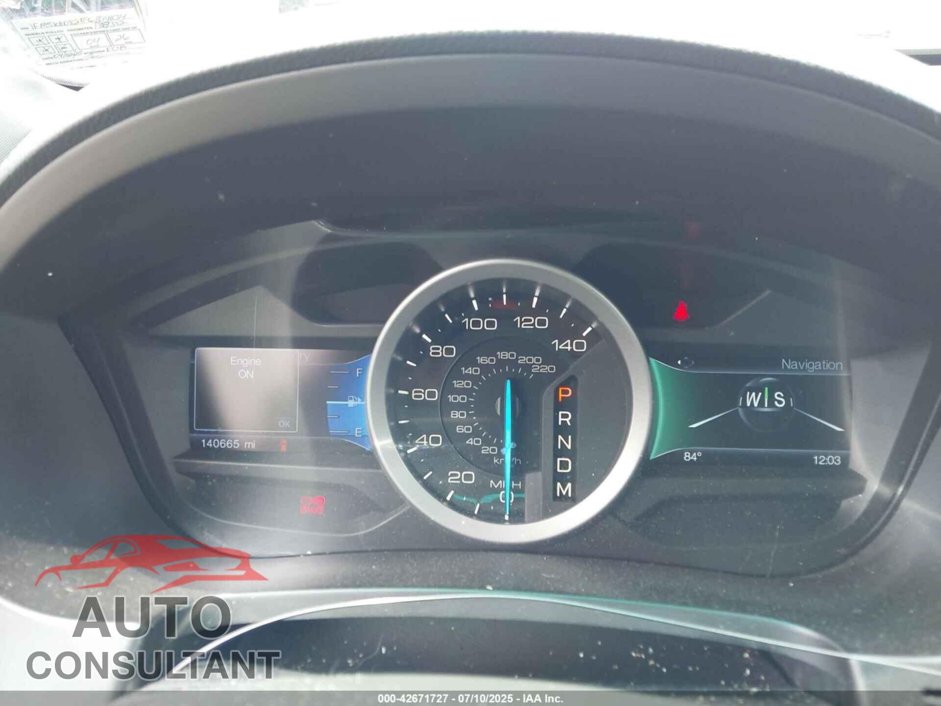 FORD EXPLORER 2014 - 1FM5K8D82EGB14834