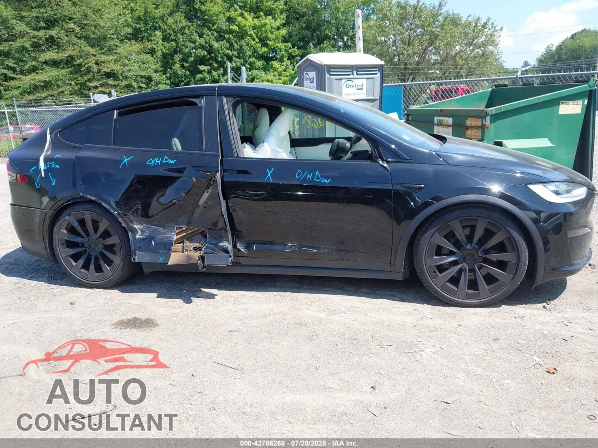 TESLA MODEL X 2022 - 7SAXCBE66NF332809