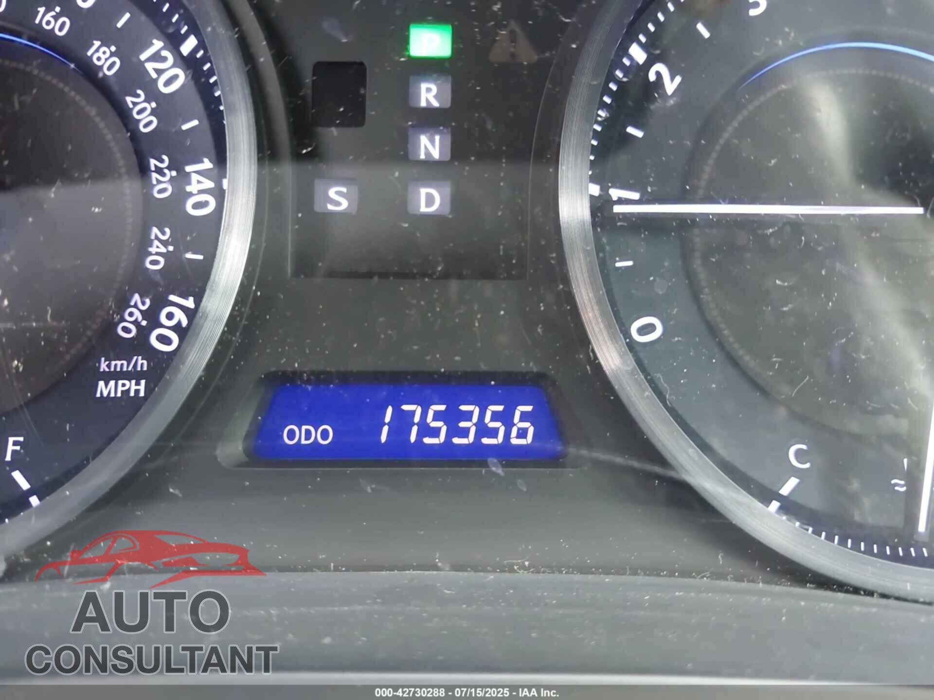 LEXUS IS 250 2011 - JTHBF5C2XB5142068