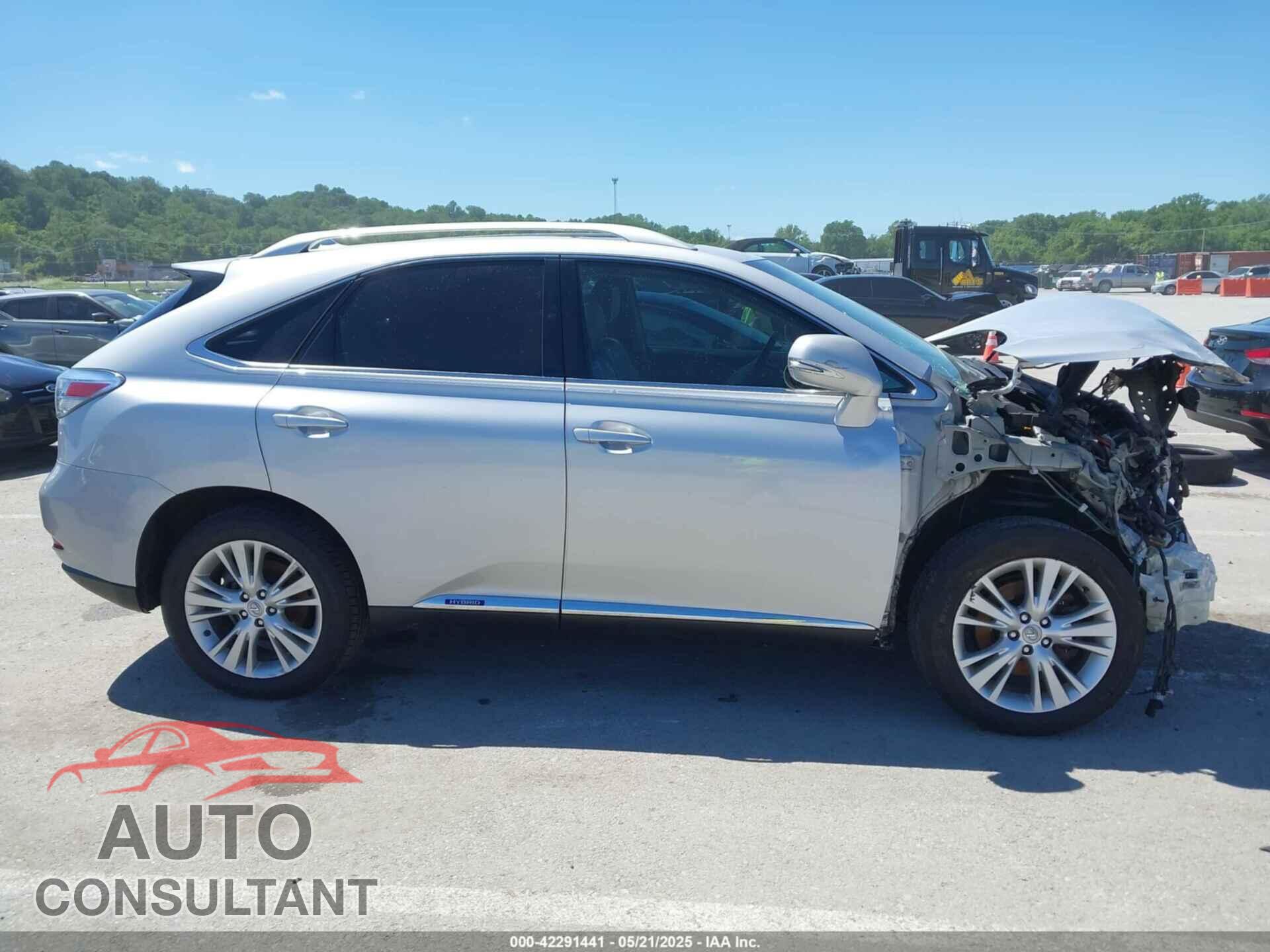 LEXUS RX 450H 2010 - JTJBC1BA8A2410186