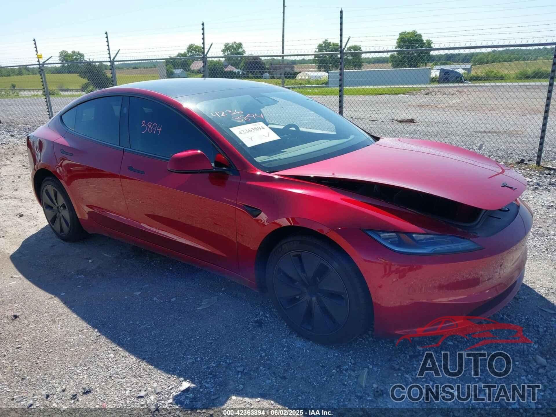 TESLA MODEL 3 2024 - 5YJ3E1EBXRF818333
