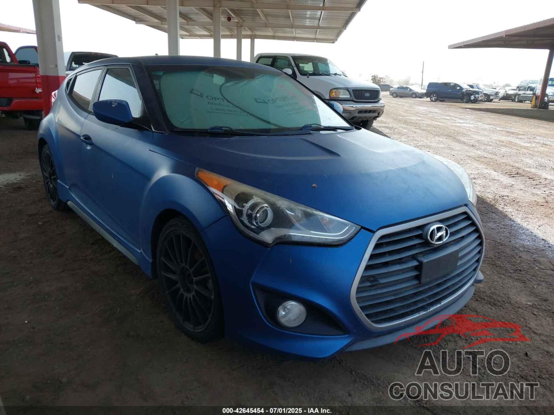 HYUNDAI VELOSTER 2016 - KMHTC6AE4GU262474