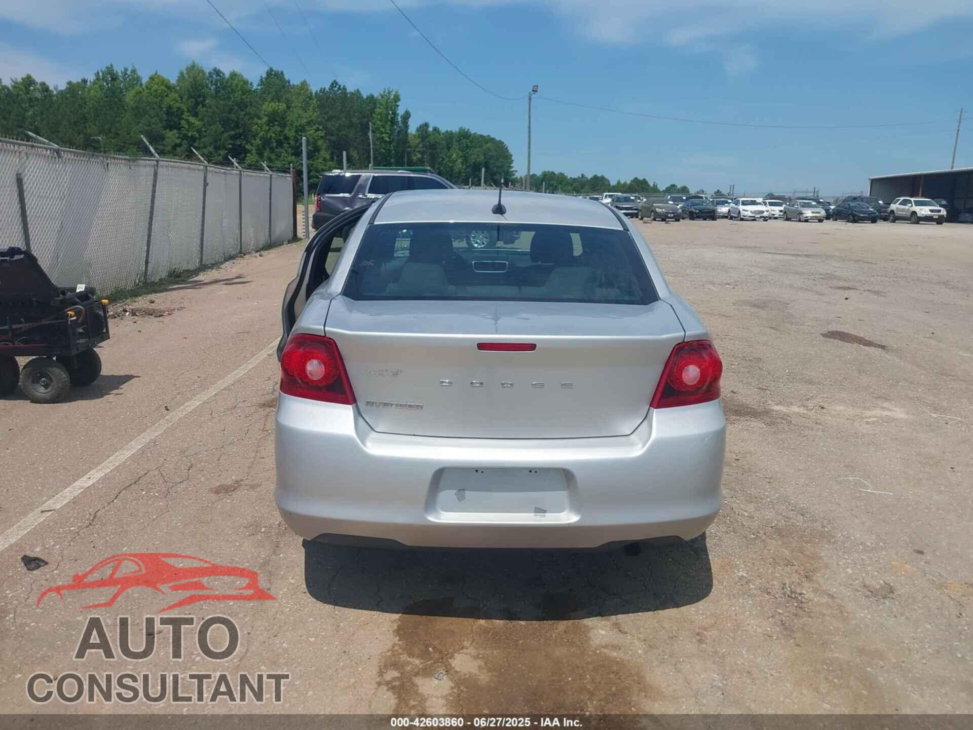 DODGE AVENGER 2011 - 1B3BD4FB6BN541672
