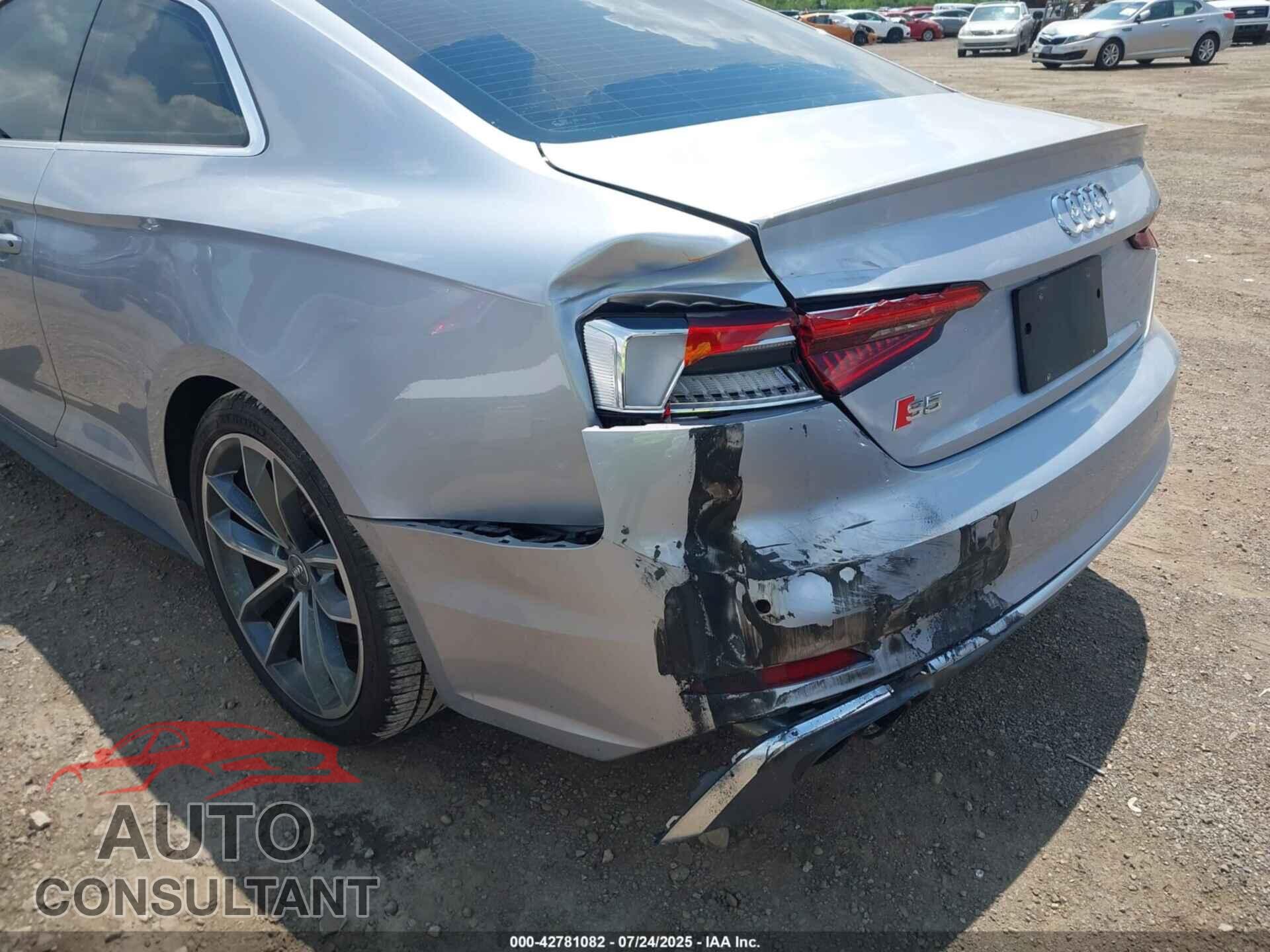 AUDI S5 2018 - WAUR4AF59JA003136