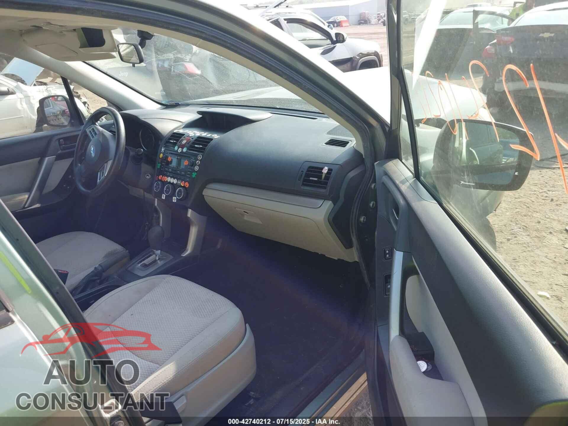 SUBARU FORESTER 2015 - JF2SJADC7FH836254