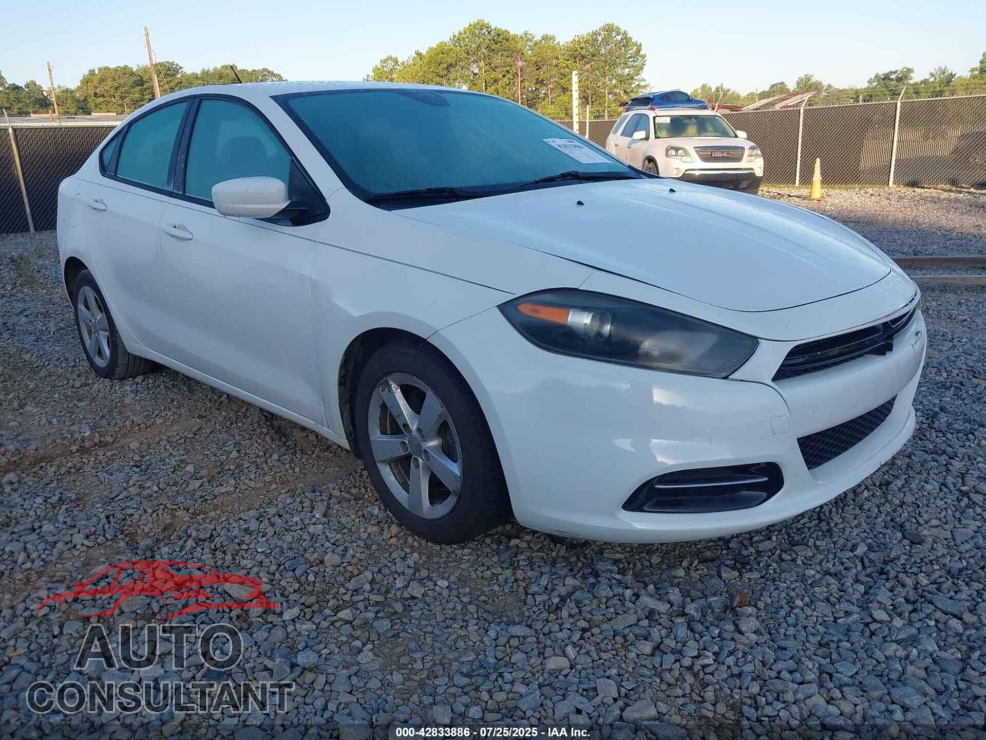 DODGE DART 2015 - 1C3CDFBBXFD404237