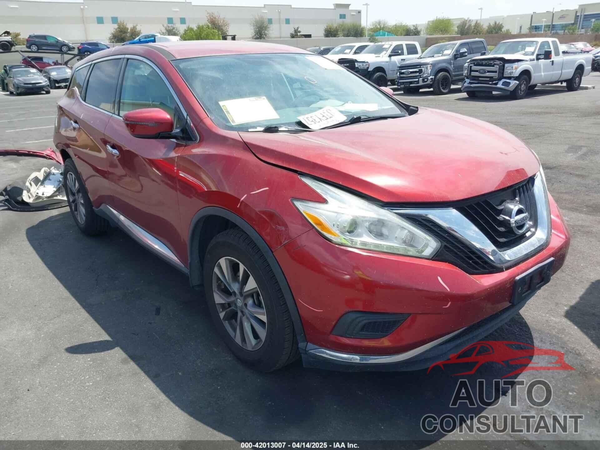 NISSAN MURANO 2016 - 5N1AZ2MH9GN169500