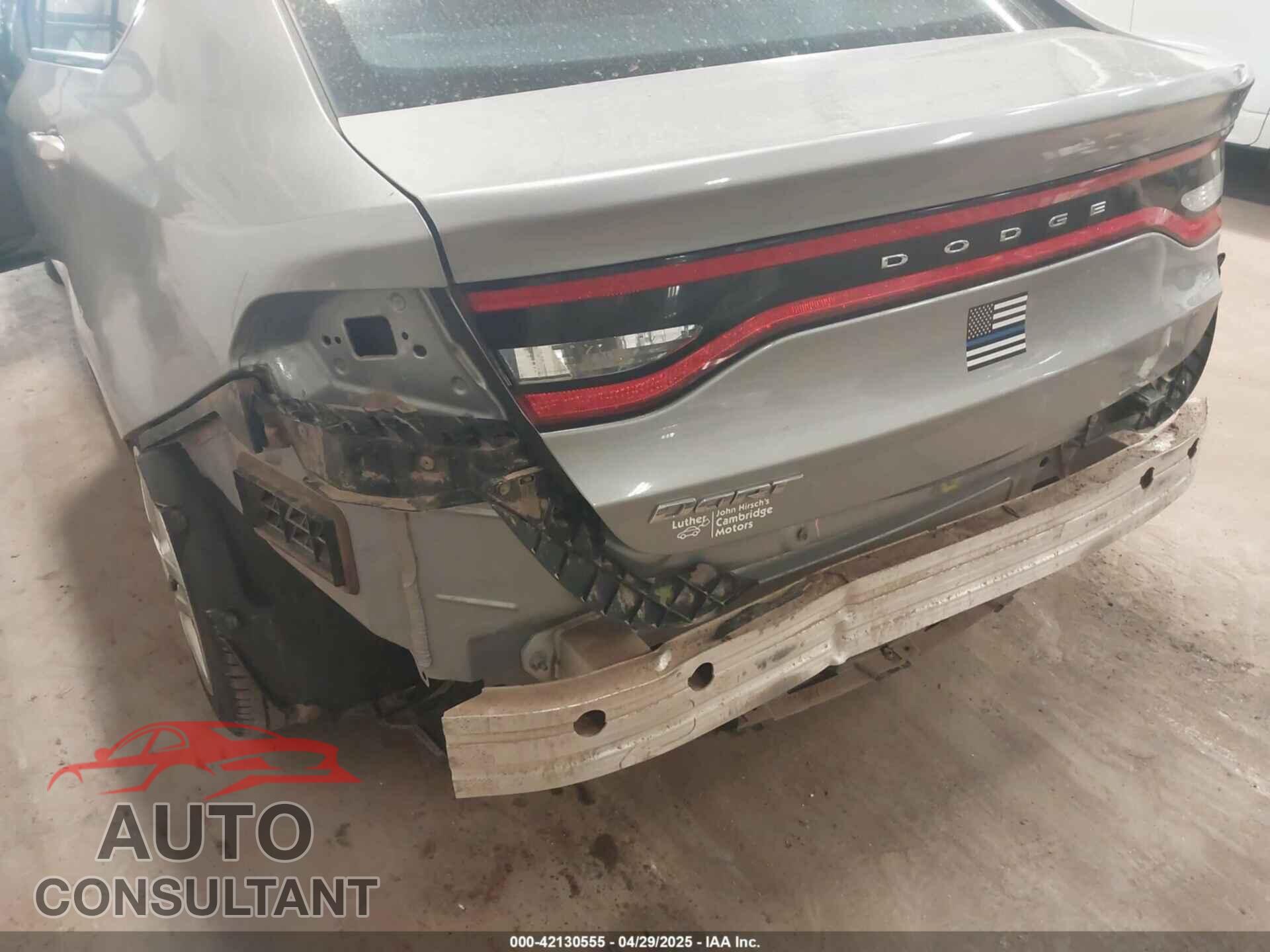 DODGE DART 2015 - 1C3CDFAA2FD123395