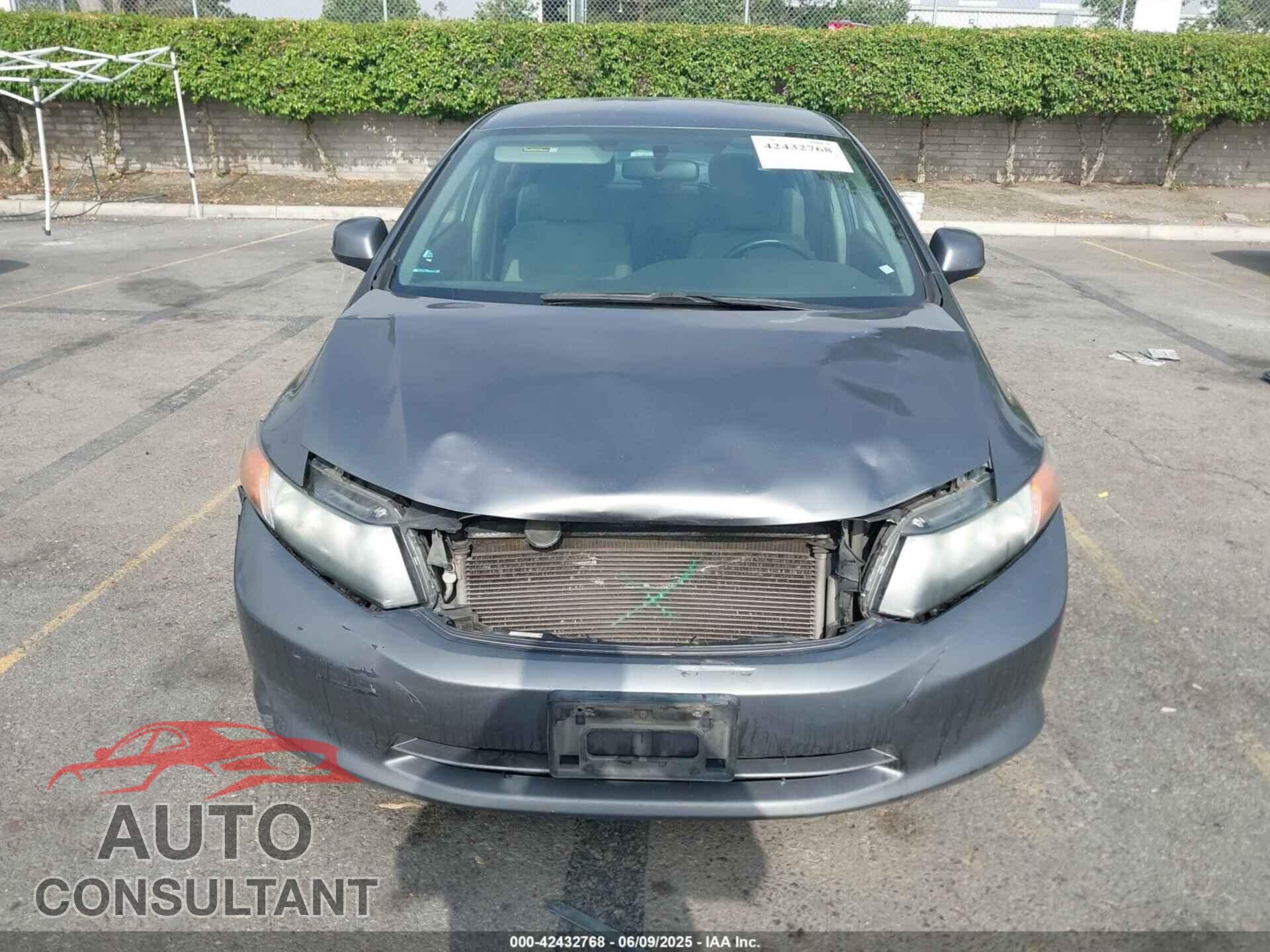HONDA CIVIC 2012 - 19XFB2F53CE307192