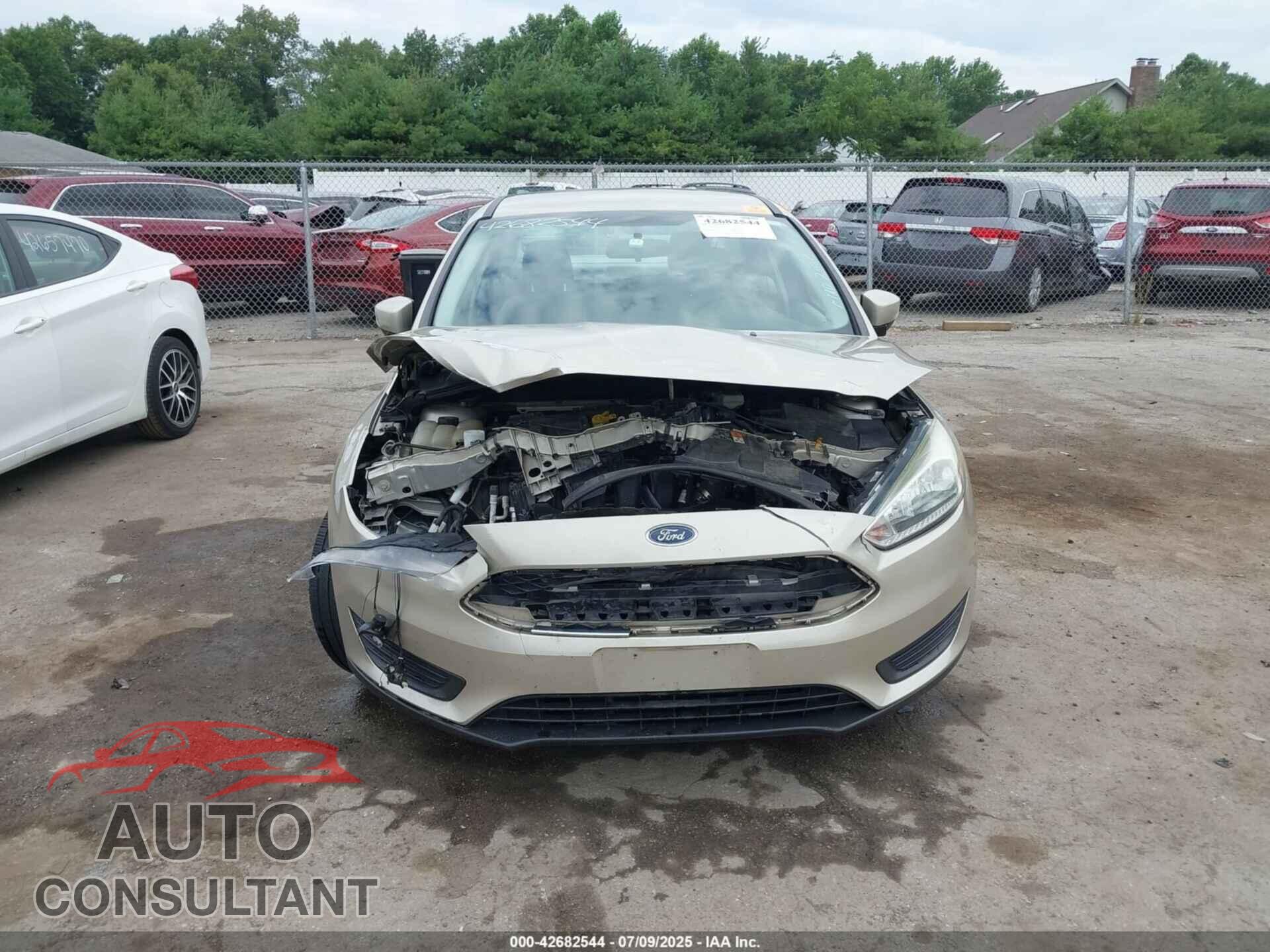 FORD FOCUS 2017 - 1FADP3F20HL252855