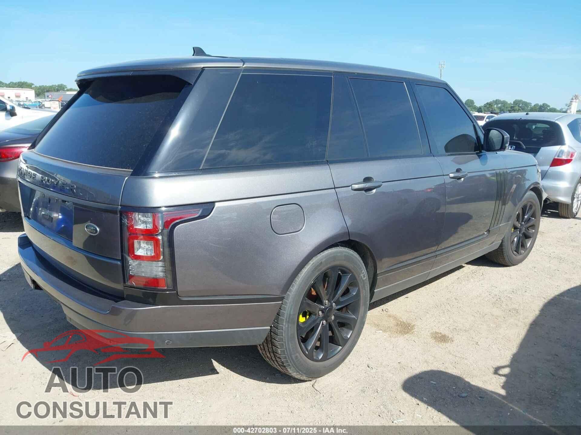 LAND ROVER RANGE ROVER 2016 - SALGS2VF1GA272121