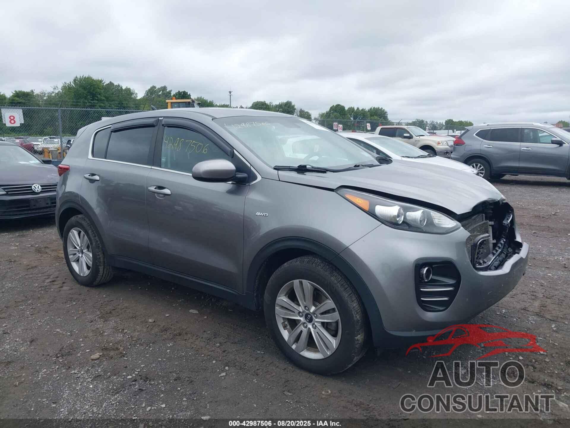 KIA SPORTAGE 2018 - KNDPMCAC9J7348224