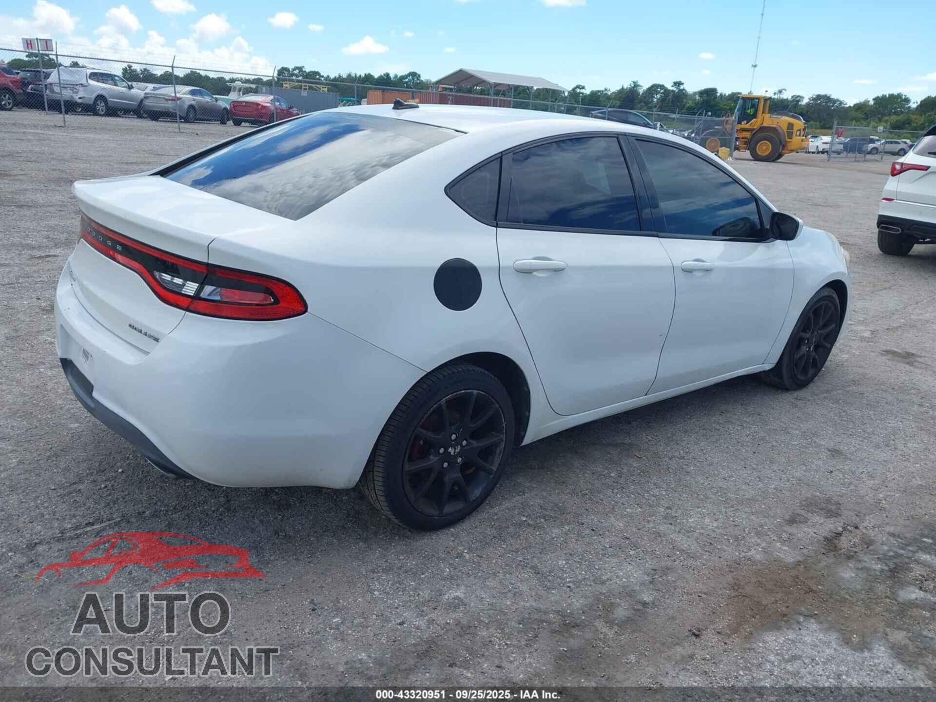 DODGE DART 2013 - 1C3CDFBA0DD106008