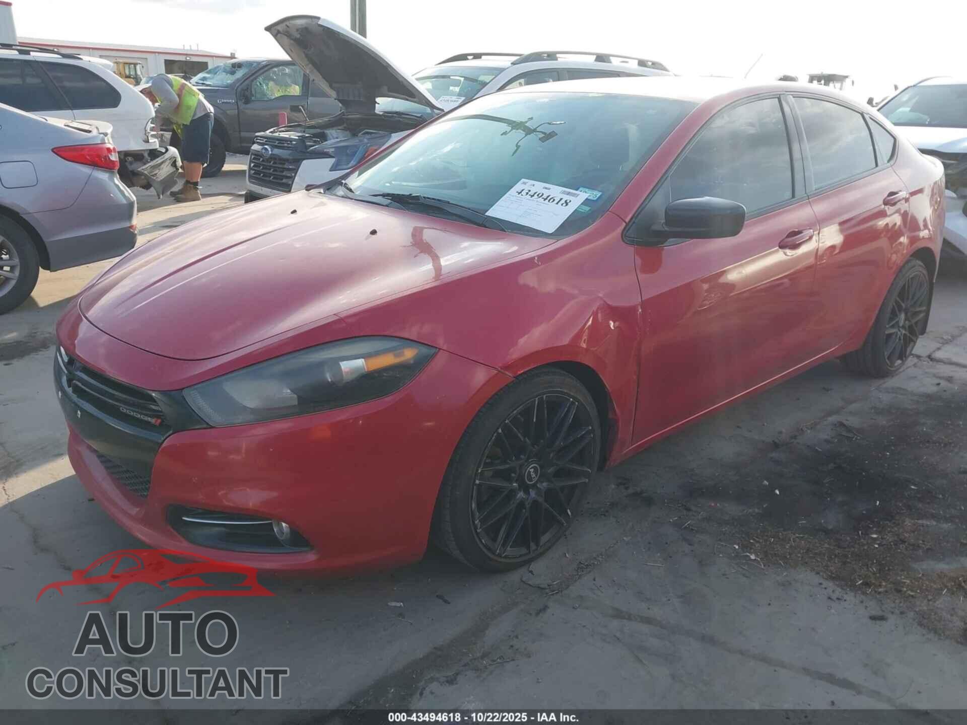 DODGE DART 2014 - 1C3CDFBB9ED802196