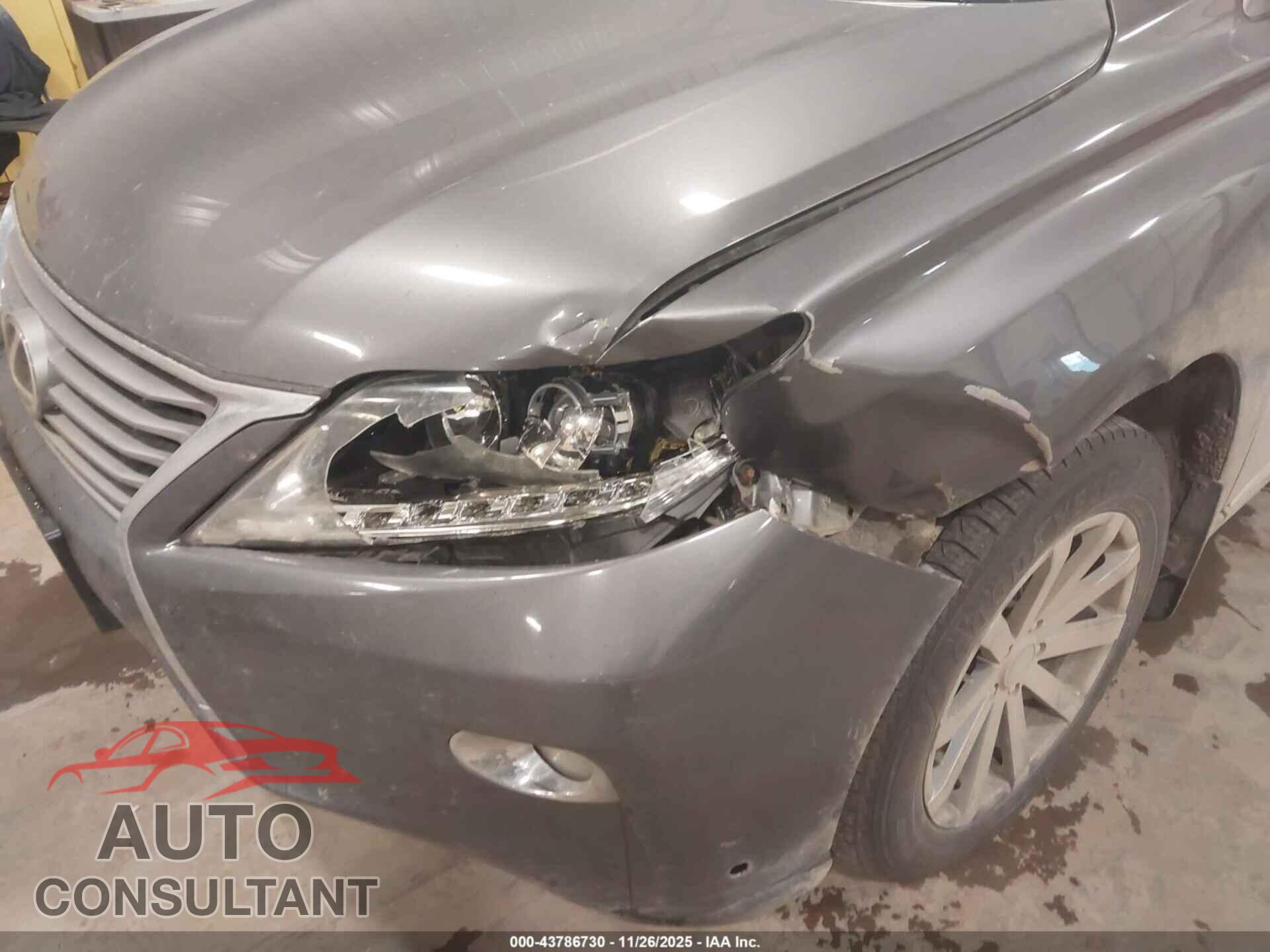 LEXUS RX 350 2013 - 2T2BK1BA7DC157112