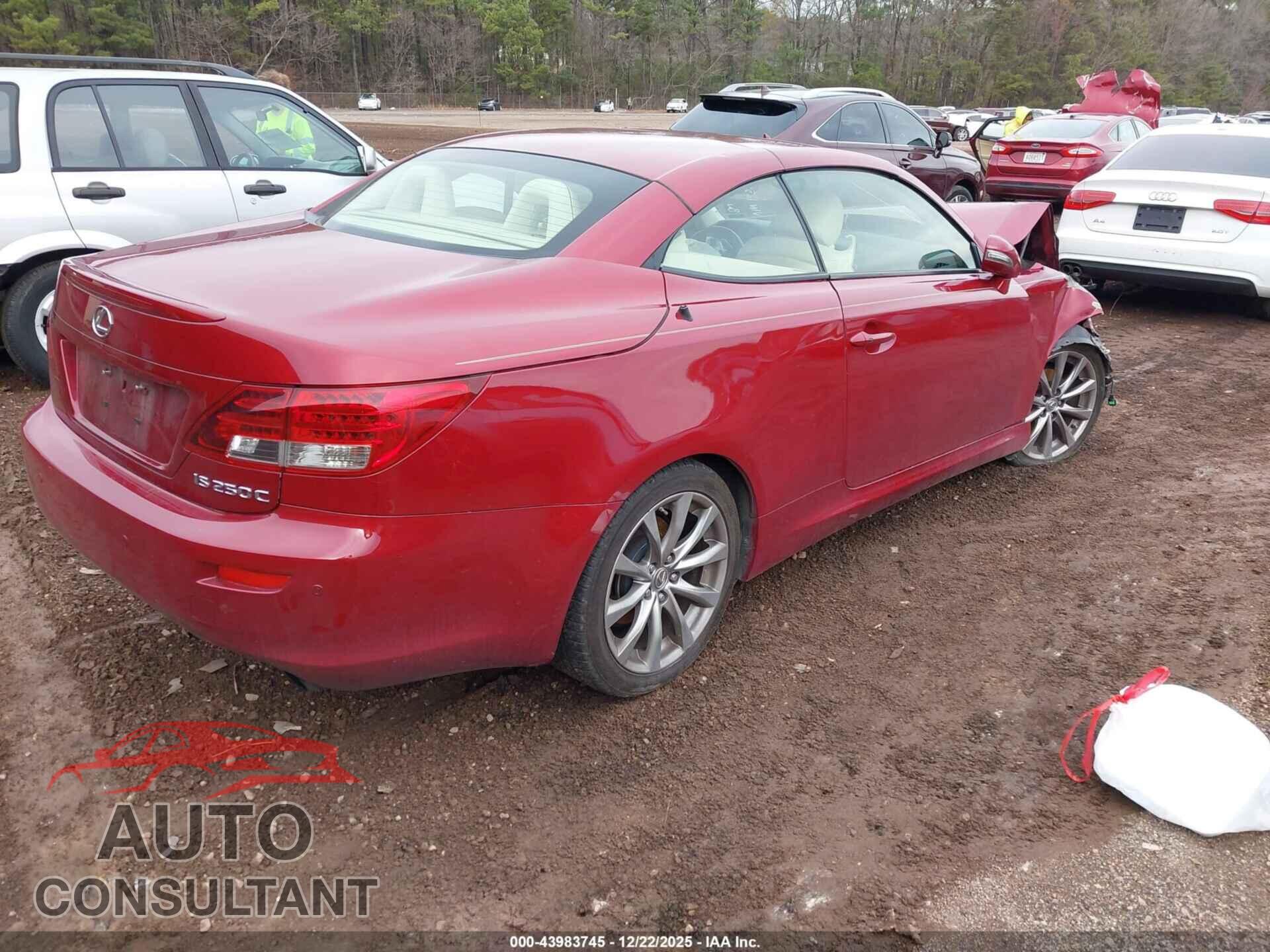 LEXUS IS 250C 2014 - JTHFF2C21E2531252