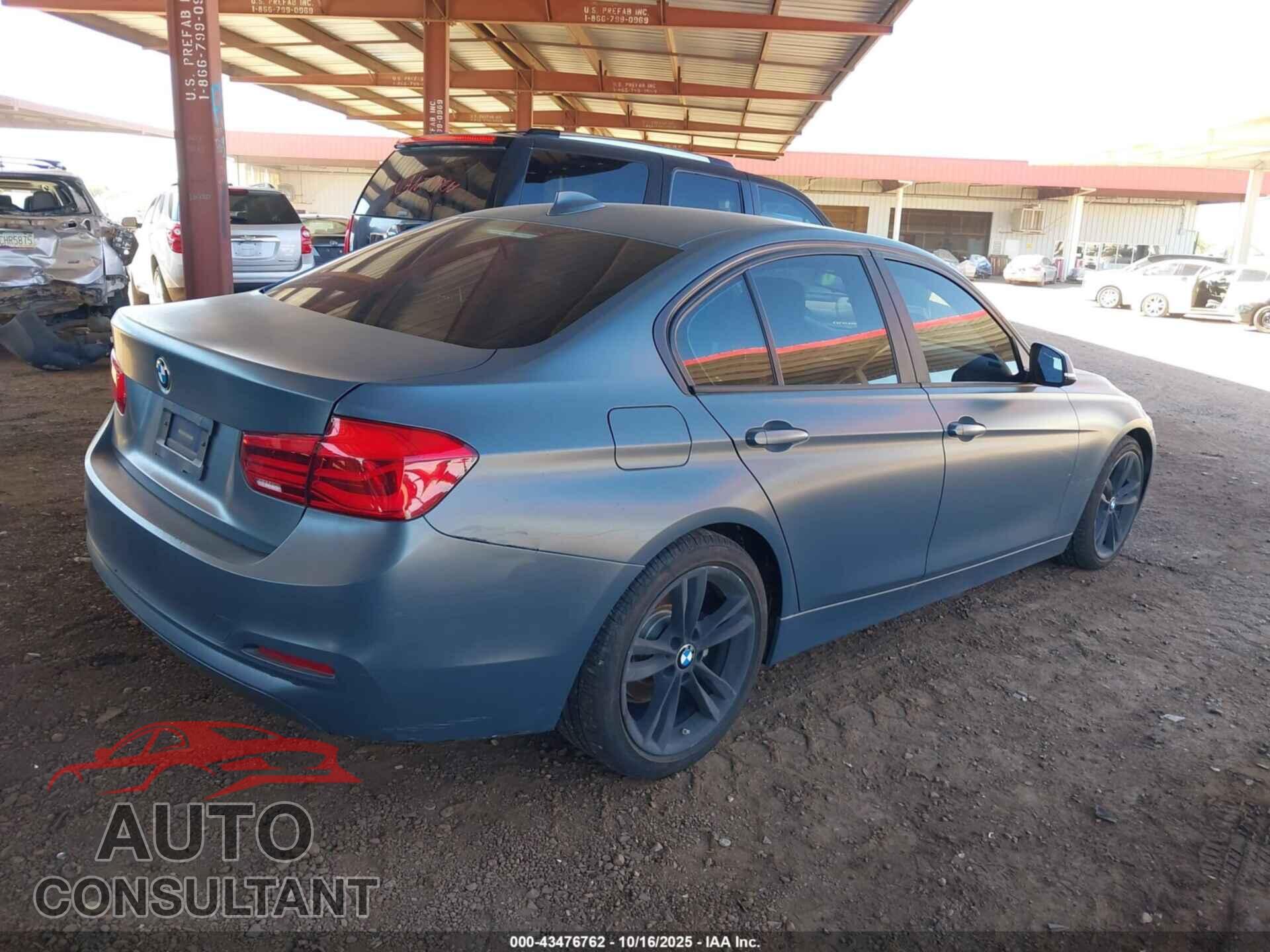 BMW 320I 2017 - WBA8E1G56HNU15069