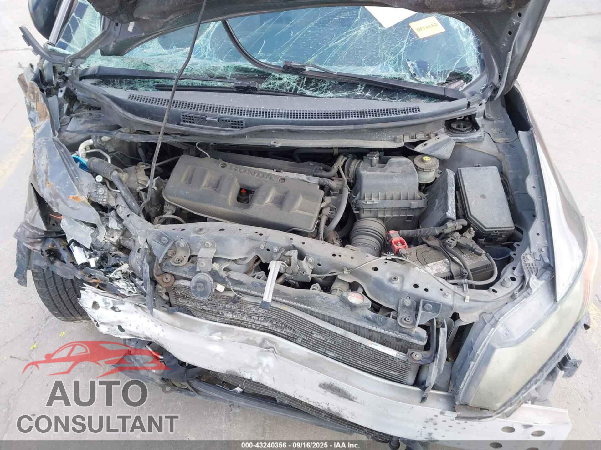 HONDA CIVIC 2012 - 2HGFB2F89CH609182
