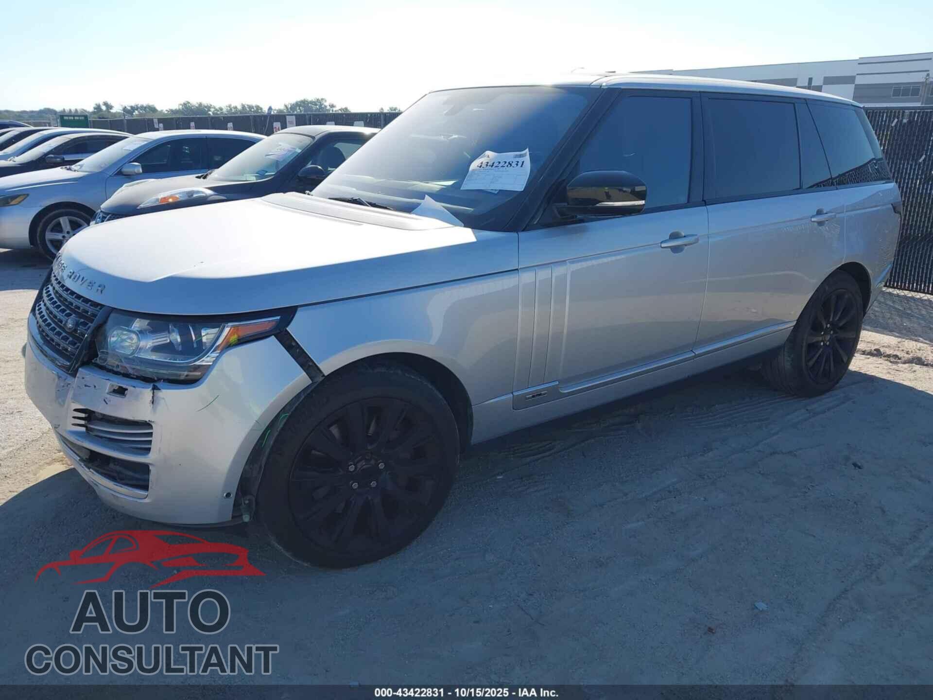 LAND ROVER RANGE ROVER 2015 - SALGS3TF7FA198422