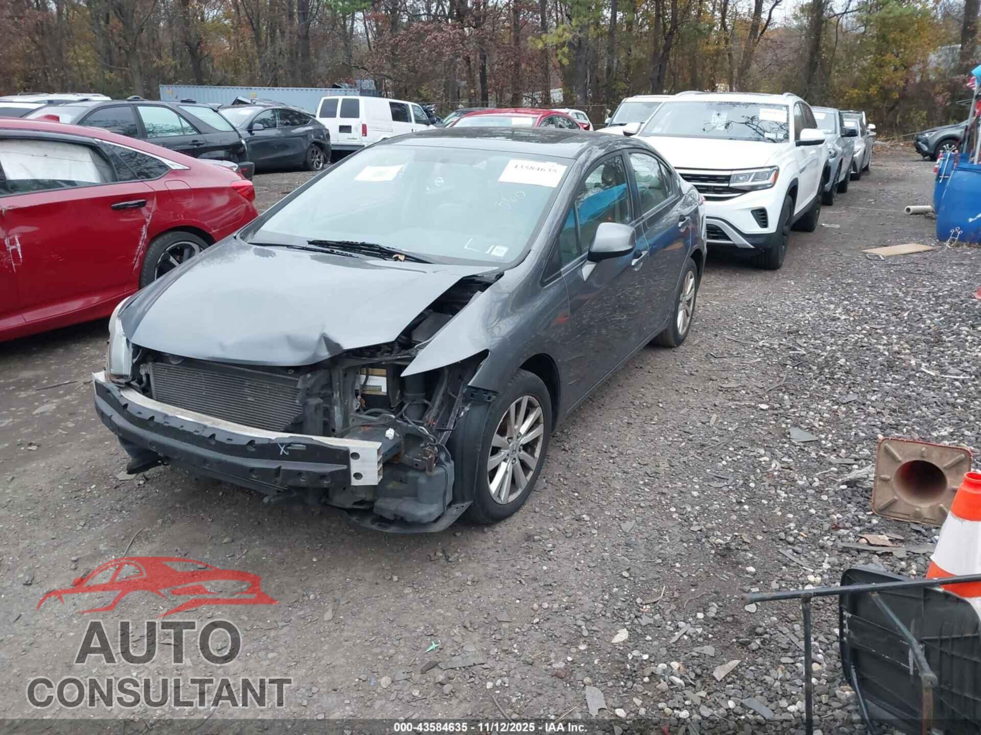 HONDA CIVIC 2012 - 19XFB2F92CE331972