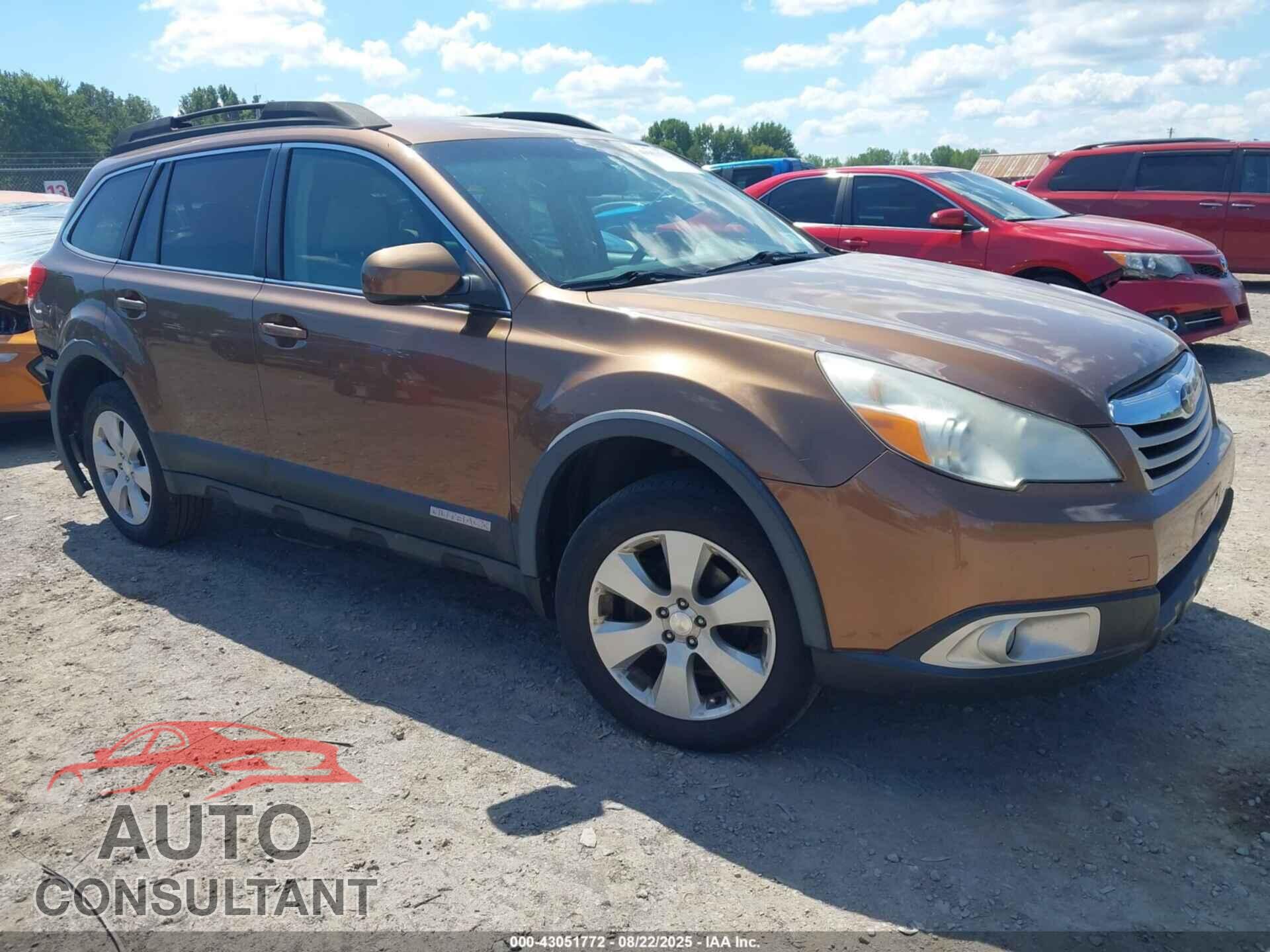 SUBARU OUTBACK 2012 - 4S4BRBCC5C3205313