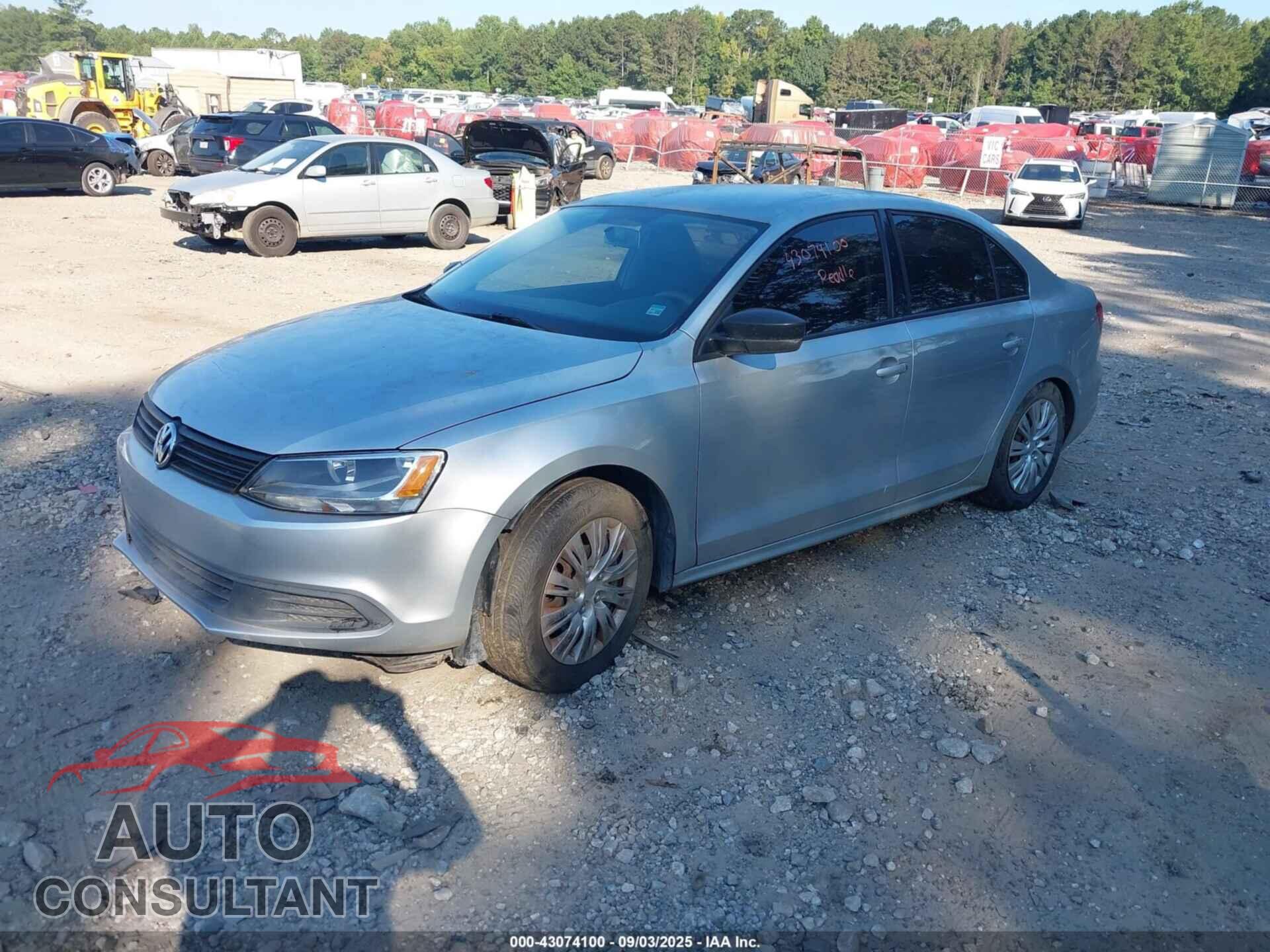 VOLKSWAGEN JETTA 2012 - 3VW2K7AJ5CM334784
