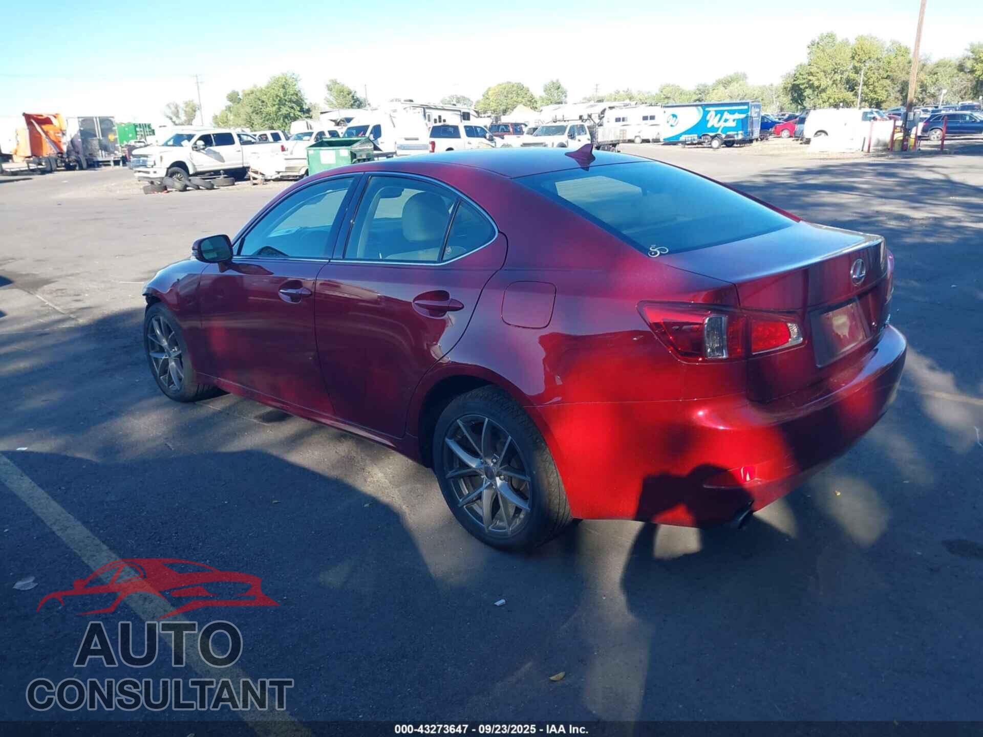 LEXUS IS 250 2013 - JTHCF5C28D5063263