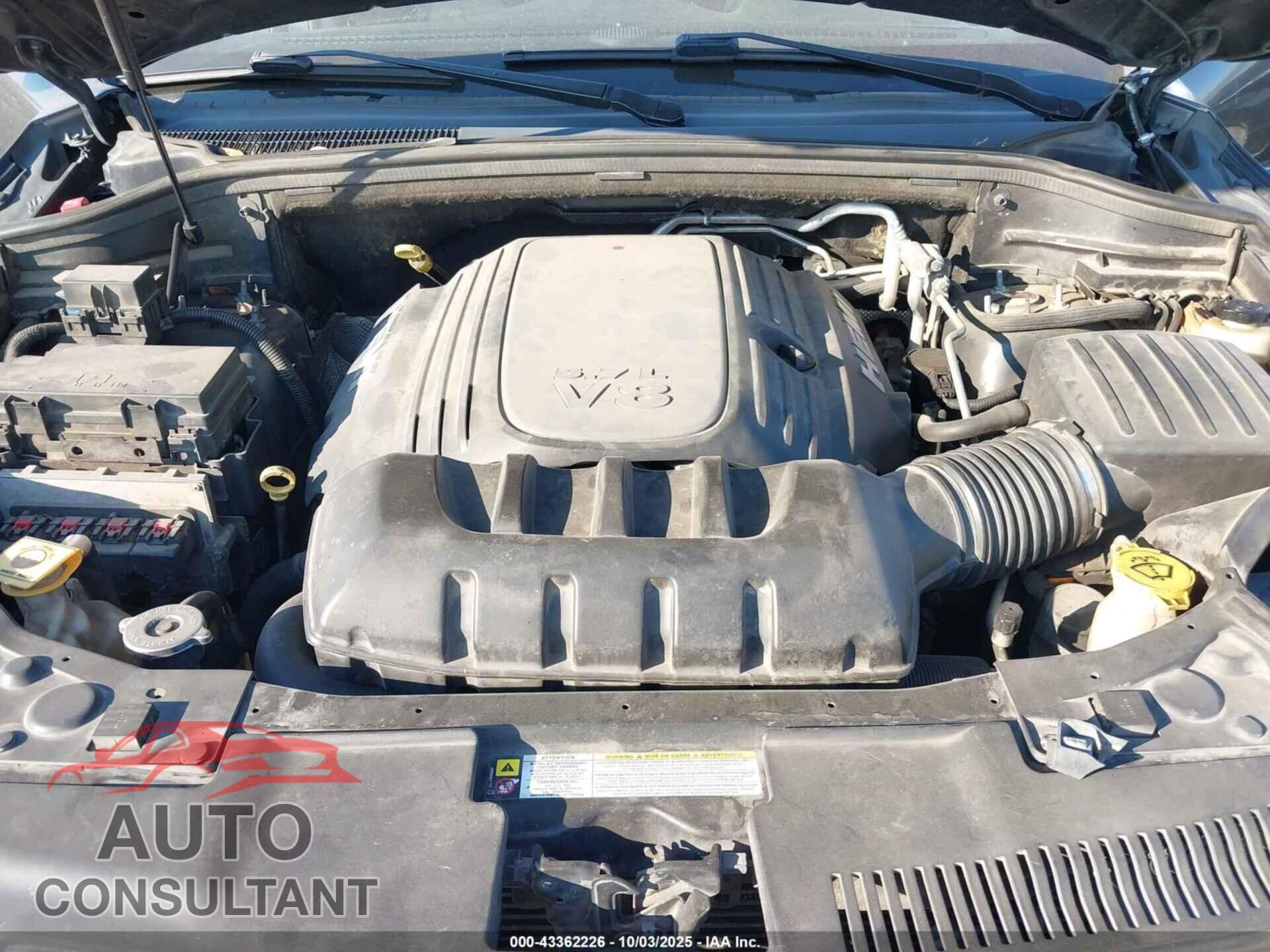 DODGE DURANGO 2011 - 1D4SD4GT3BC593135