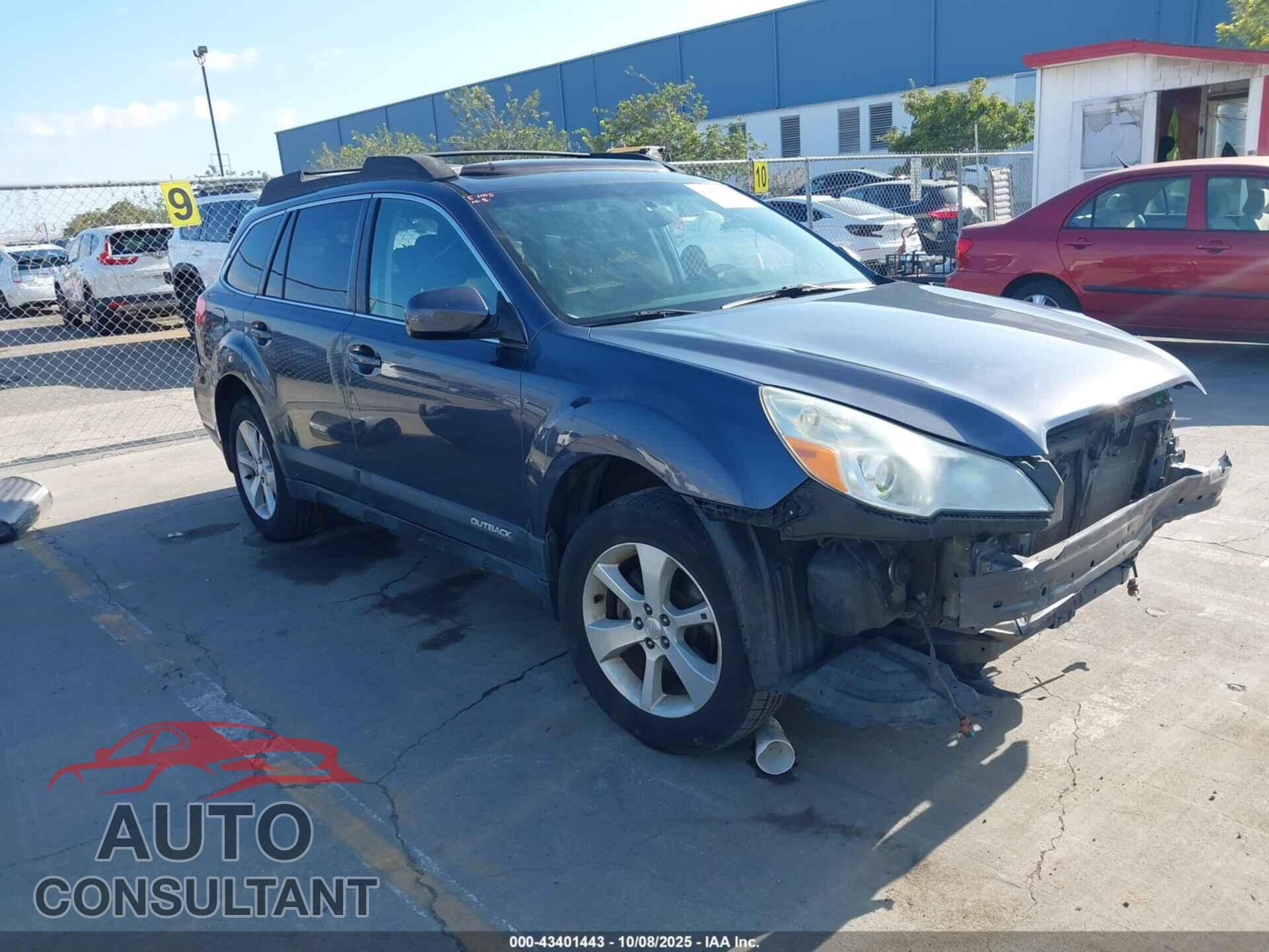 SUBARU OUTBACK 2014 - 4S4BRBNC4E3253322