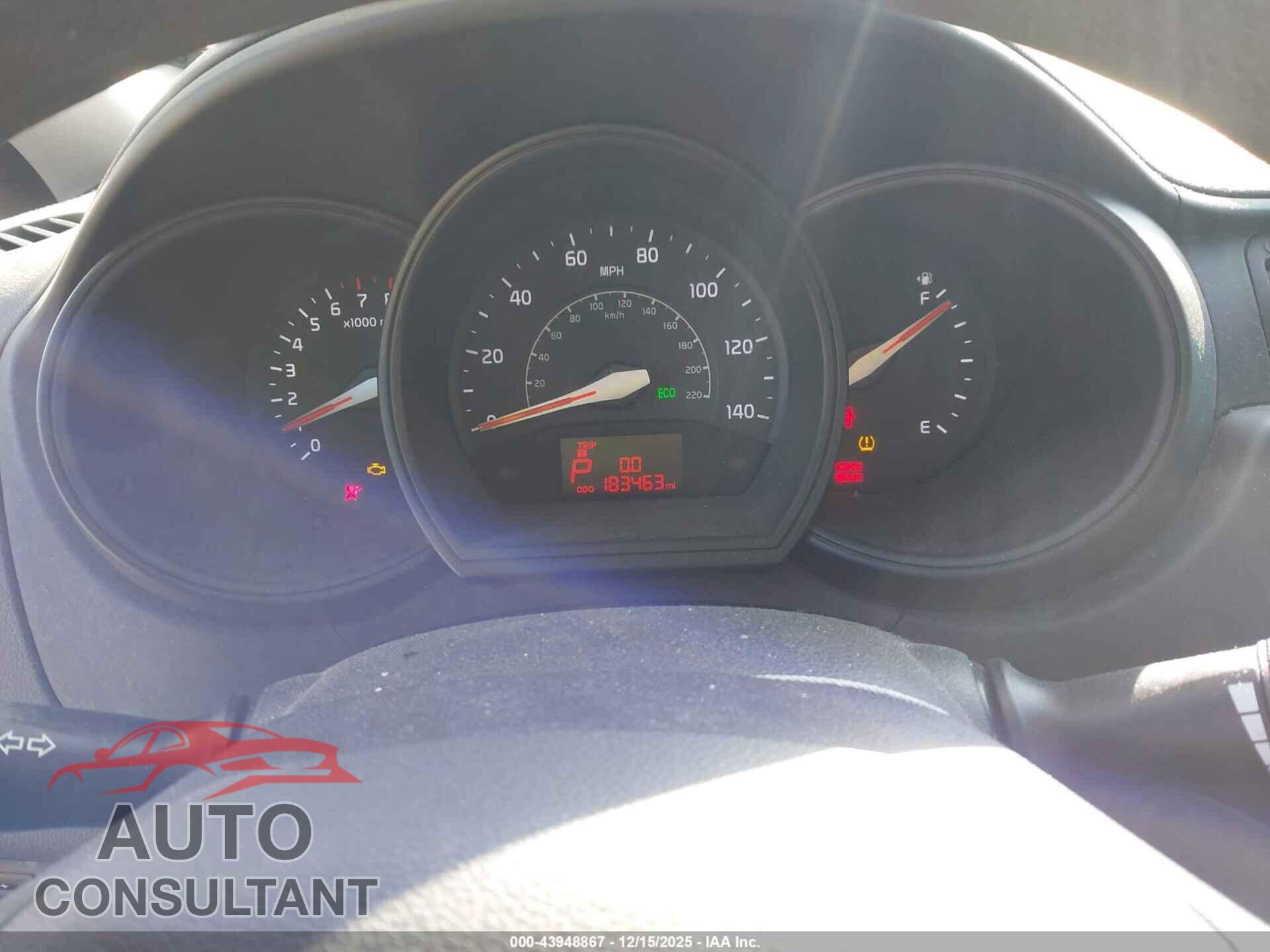 KIA RIO 2013 - KNADM4A36D6199075