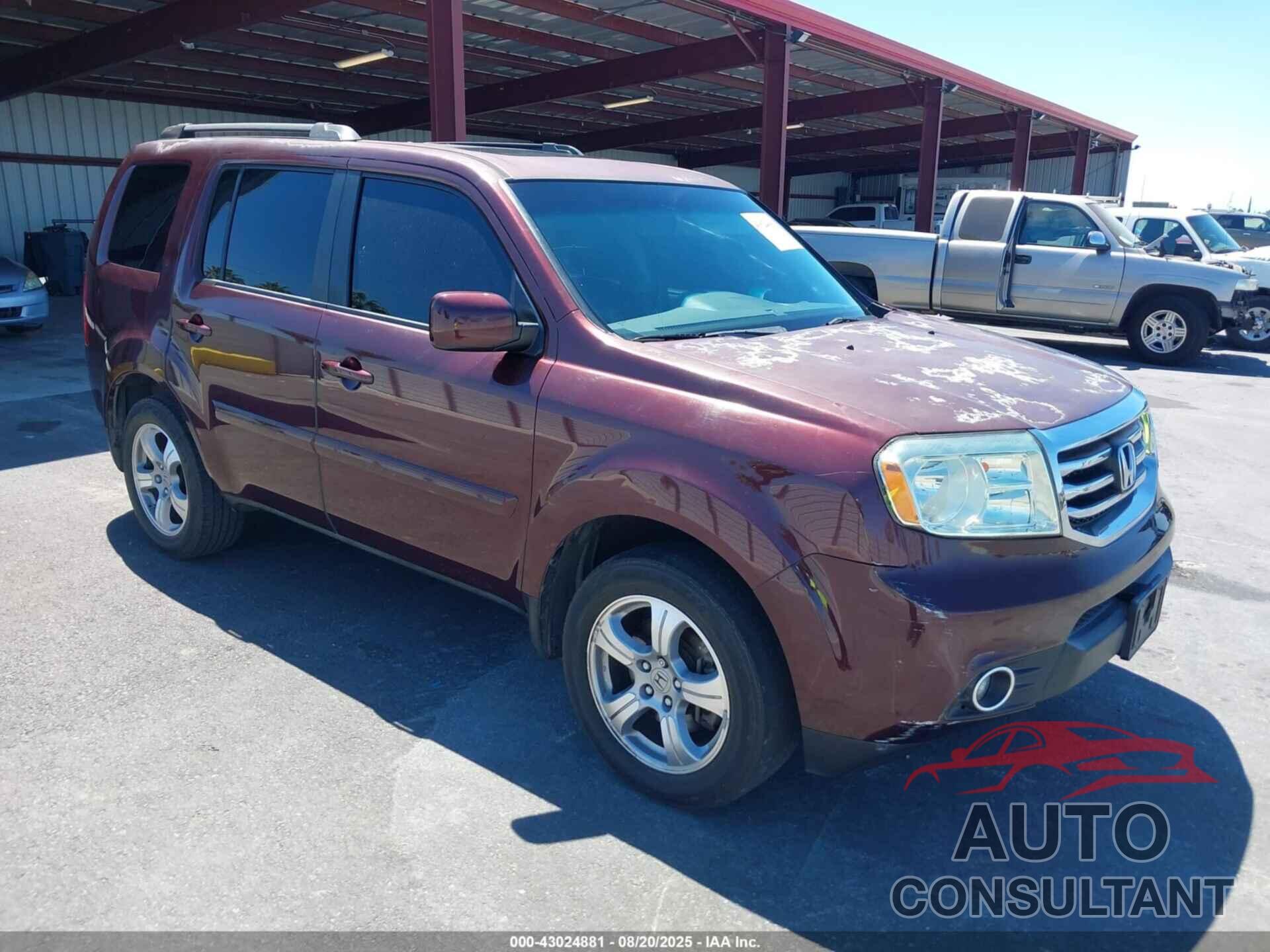 HONDA PILOT 2014 - 5FNYF3H5XEB009008