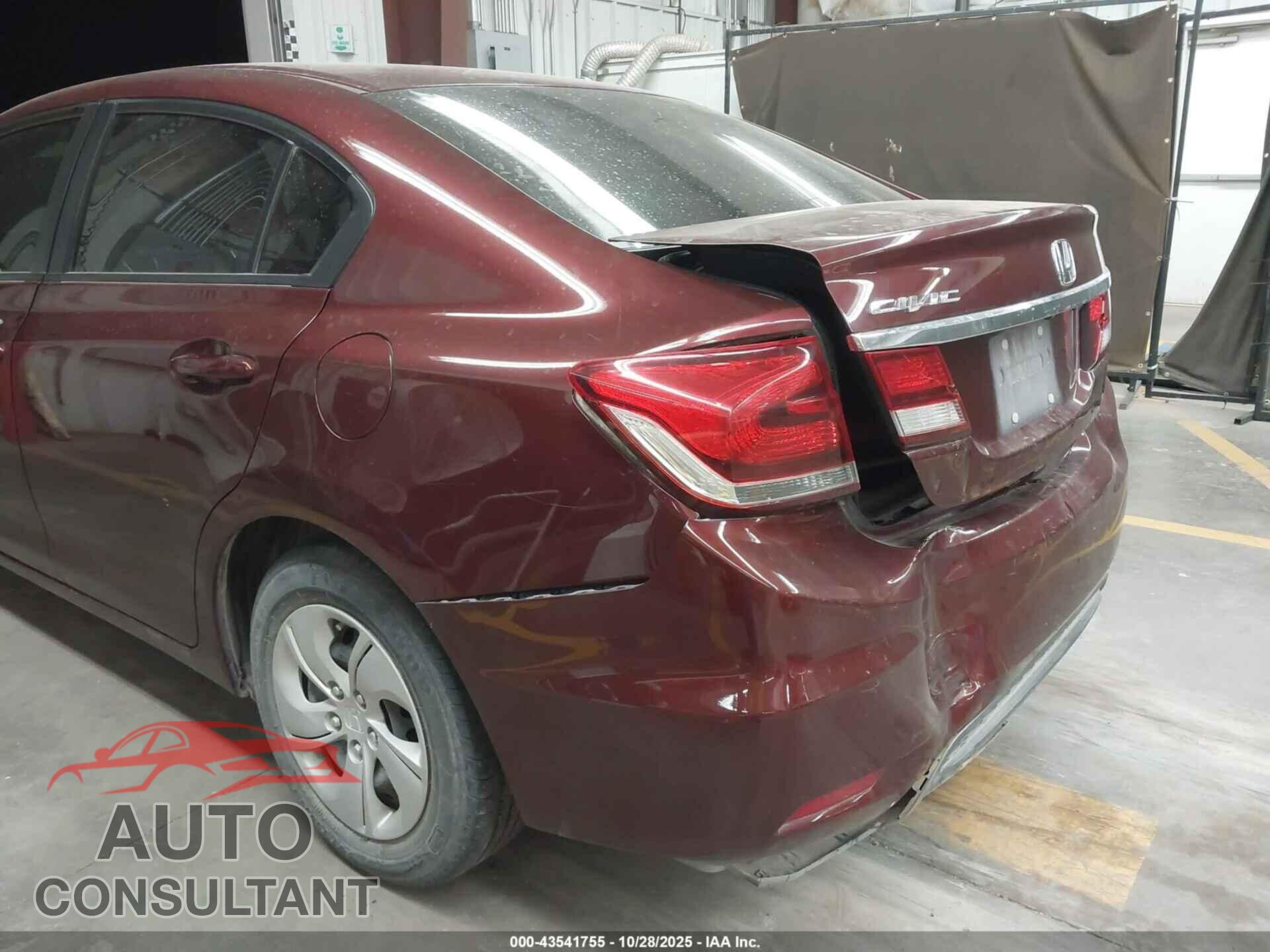 HONDA CIVIC 2013 - 19XFB2F57DE090747