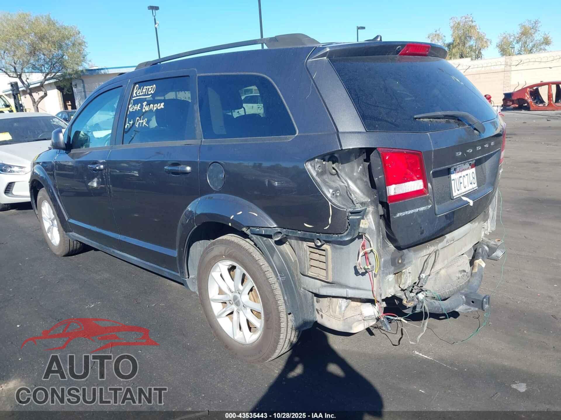 DODGE JOURNEY 2017 - 3C4PDCBG9HT511154