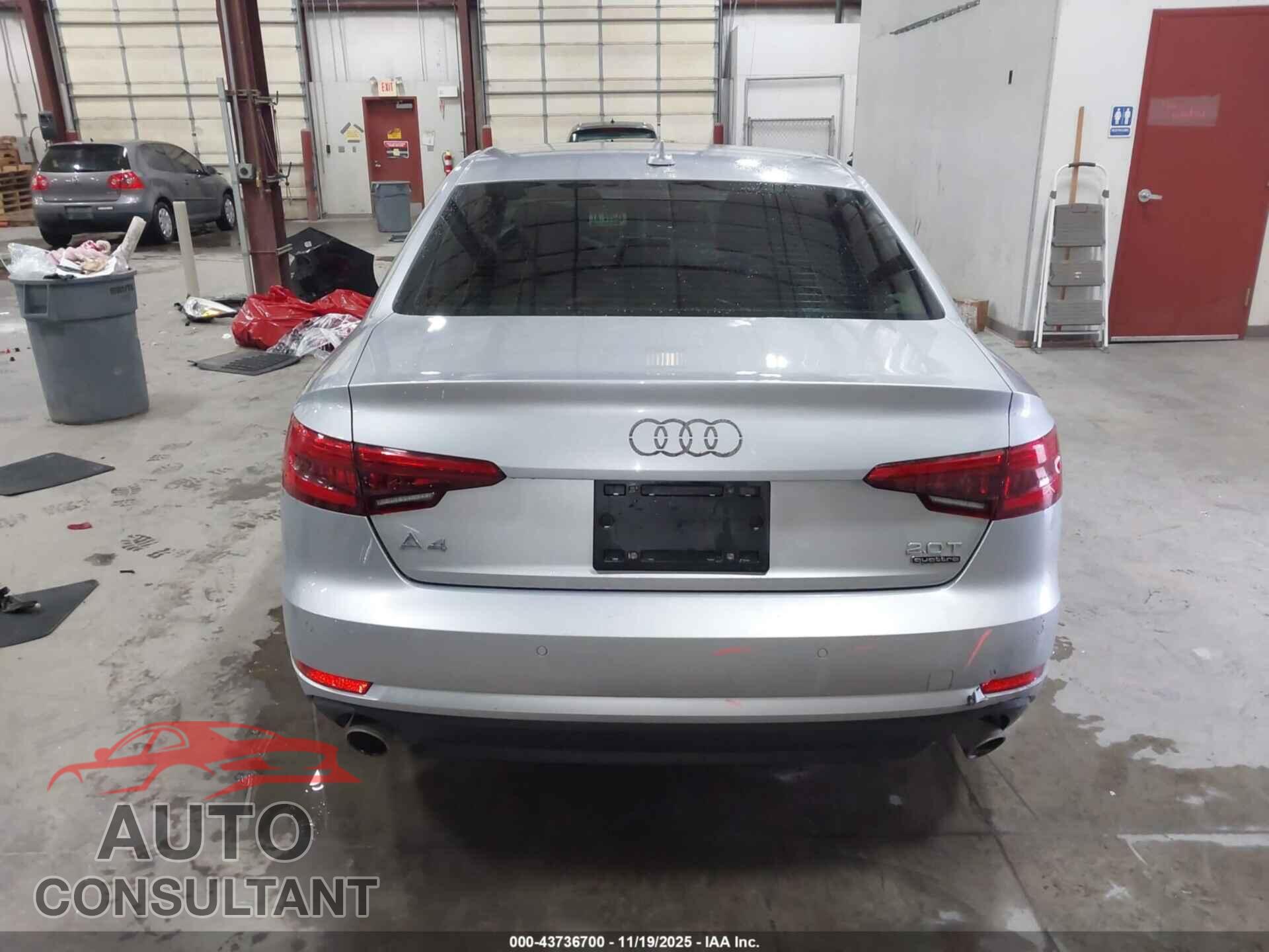 AUDI A4 2017 - WAUANAF4XHN007782