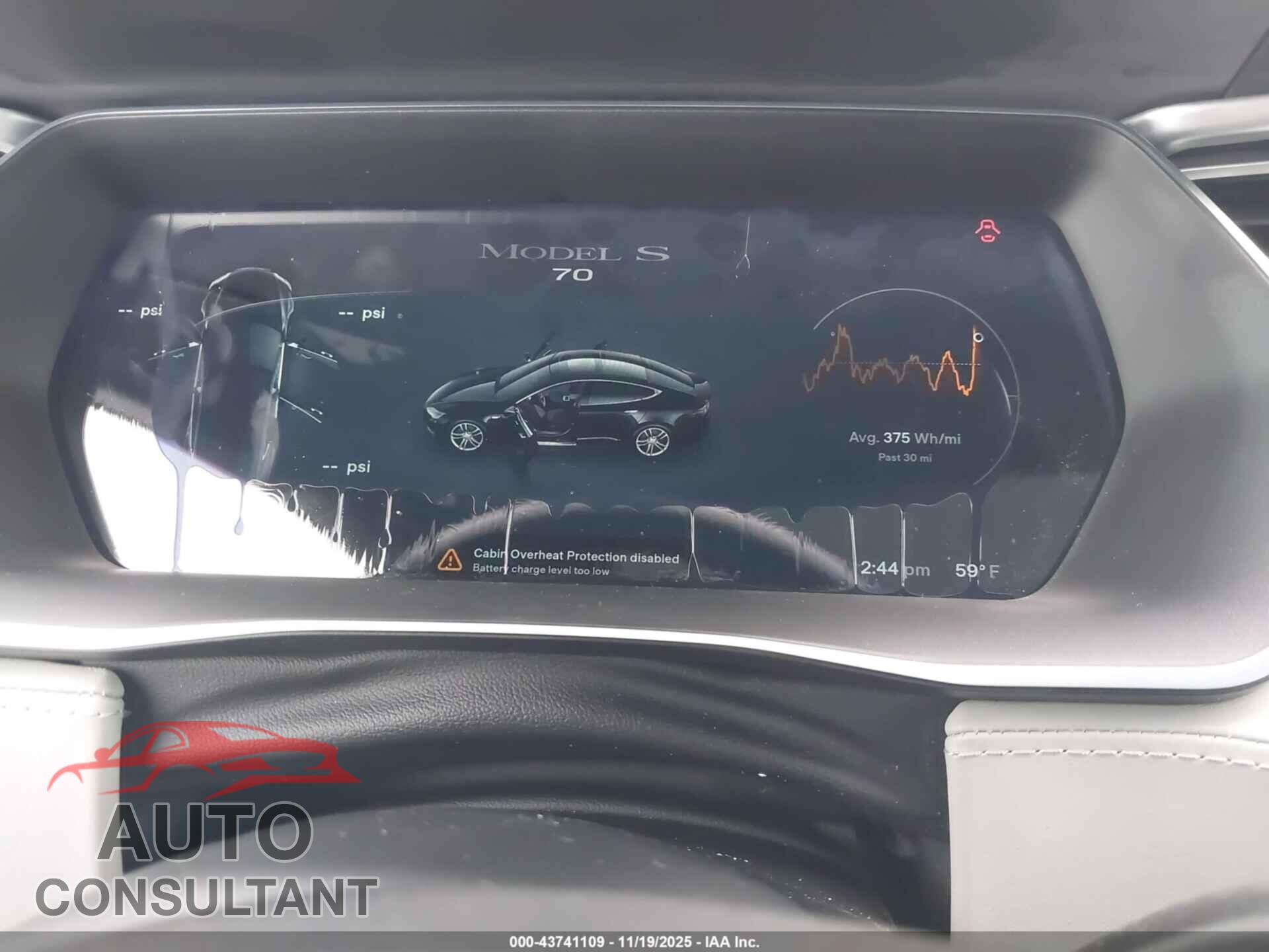 TESLA MODEL S 2015 - 5YJSA1E16FF107254