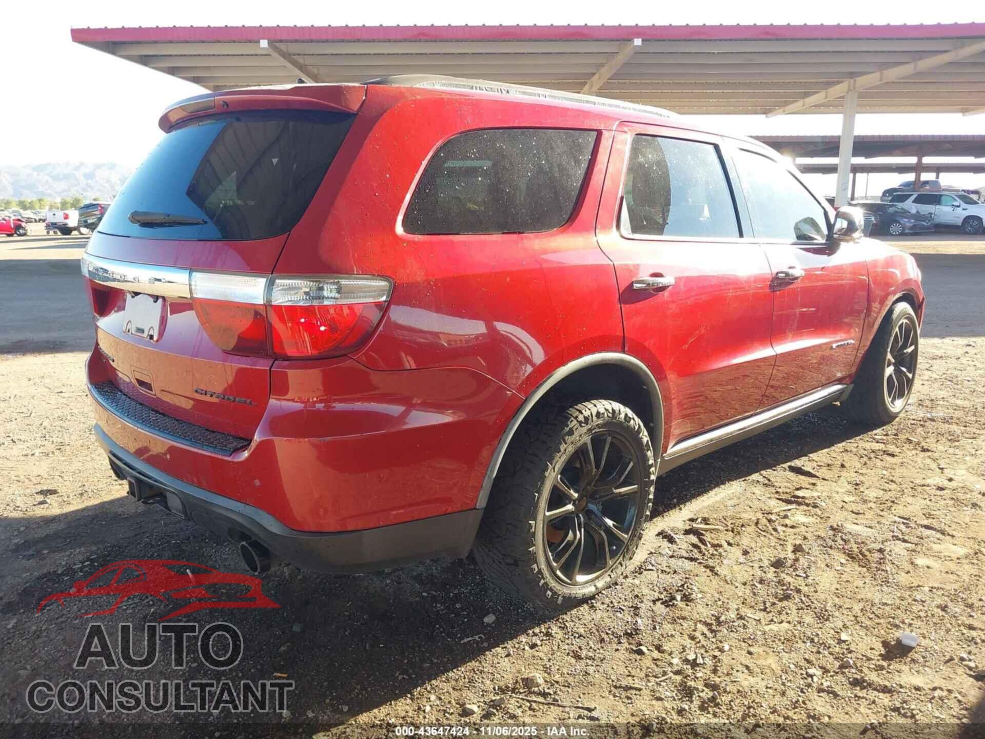 DODGE DURANGO 2011 - 1D4SE5GT6BC700228