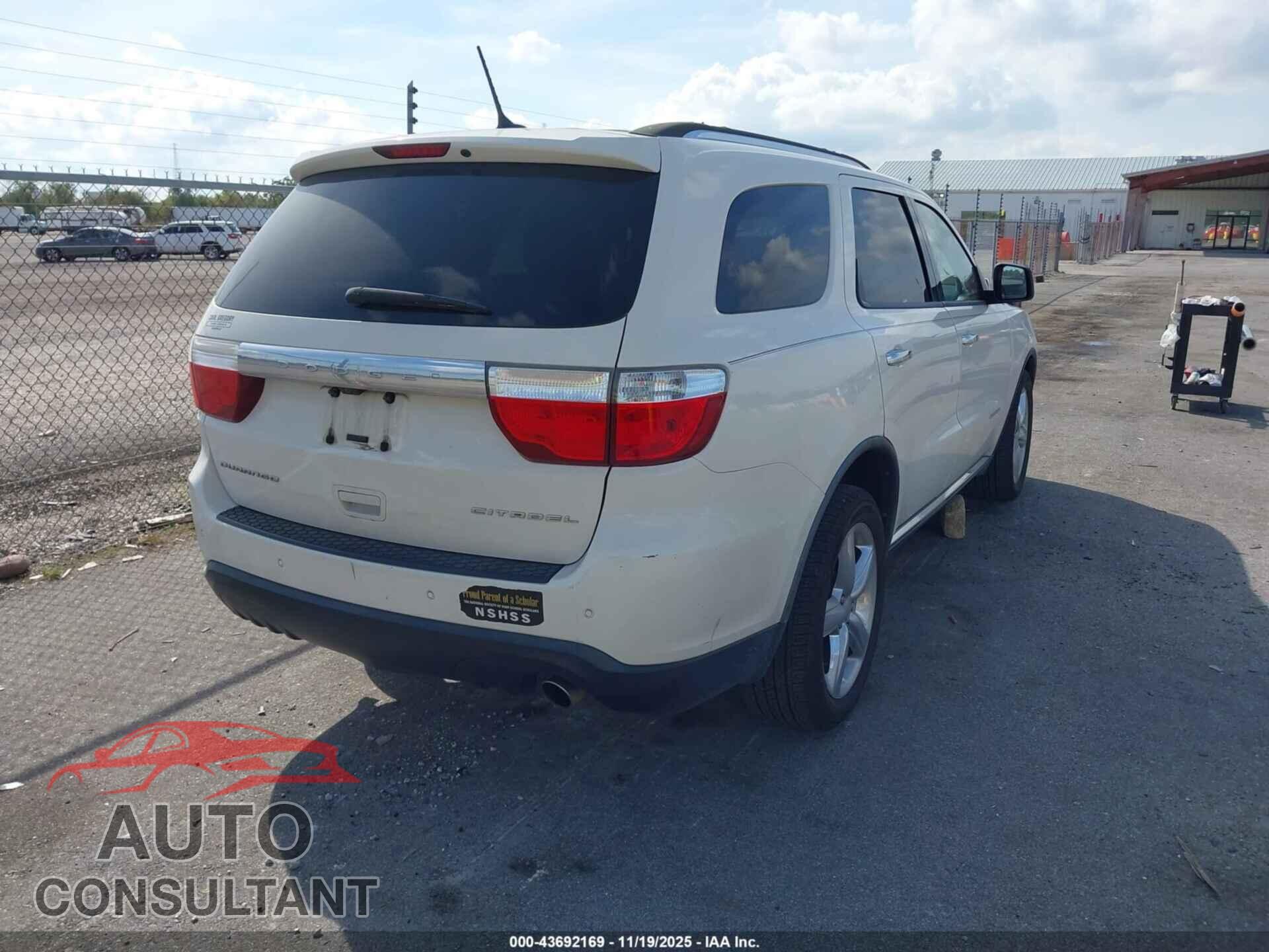 DODGE DURANGO 2011 - 1D4RD5GG3BC694991