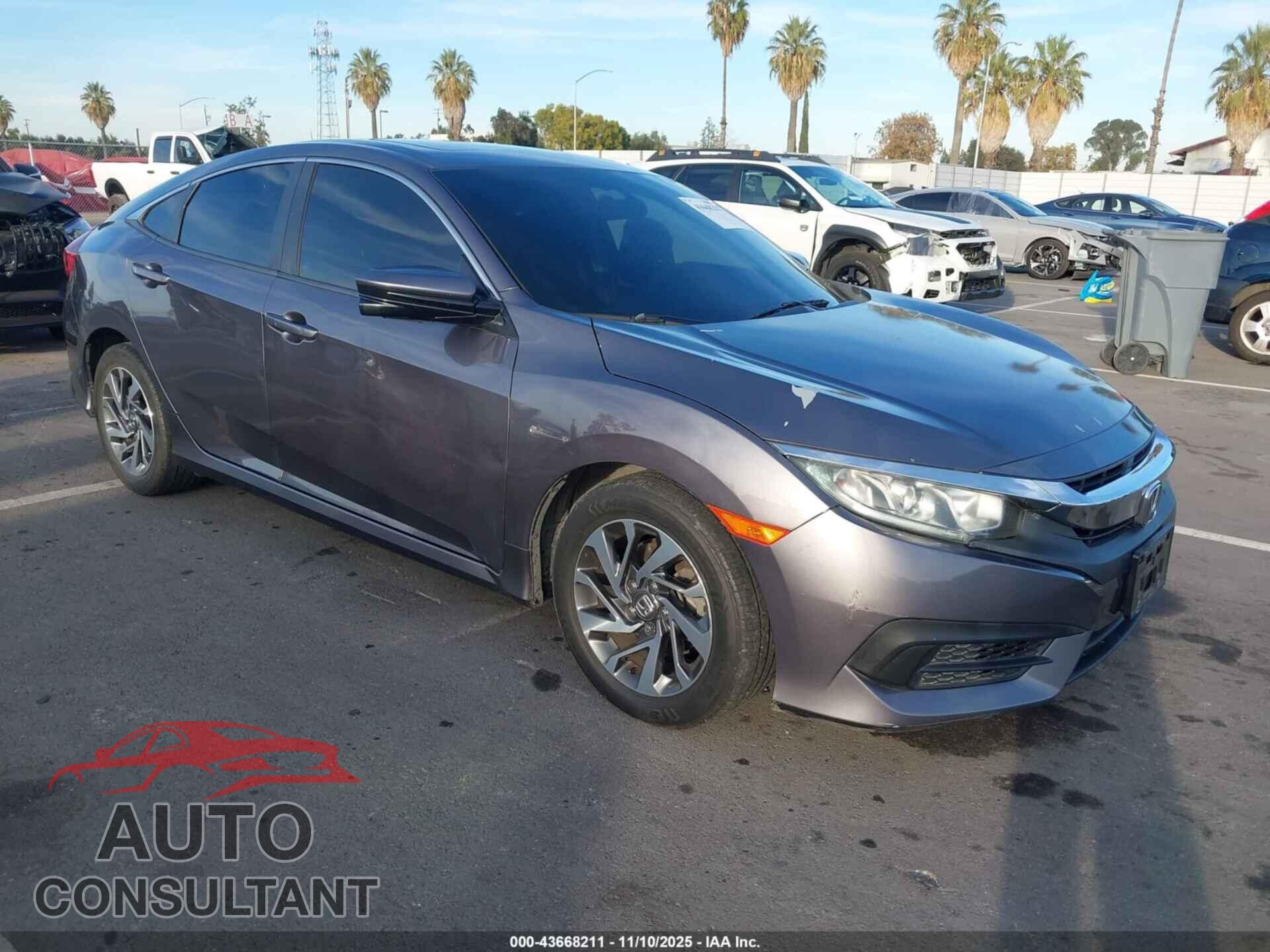 HONDA CIVIC 2017 - 19XFC2F72HE227503