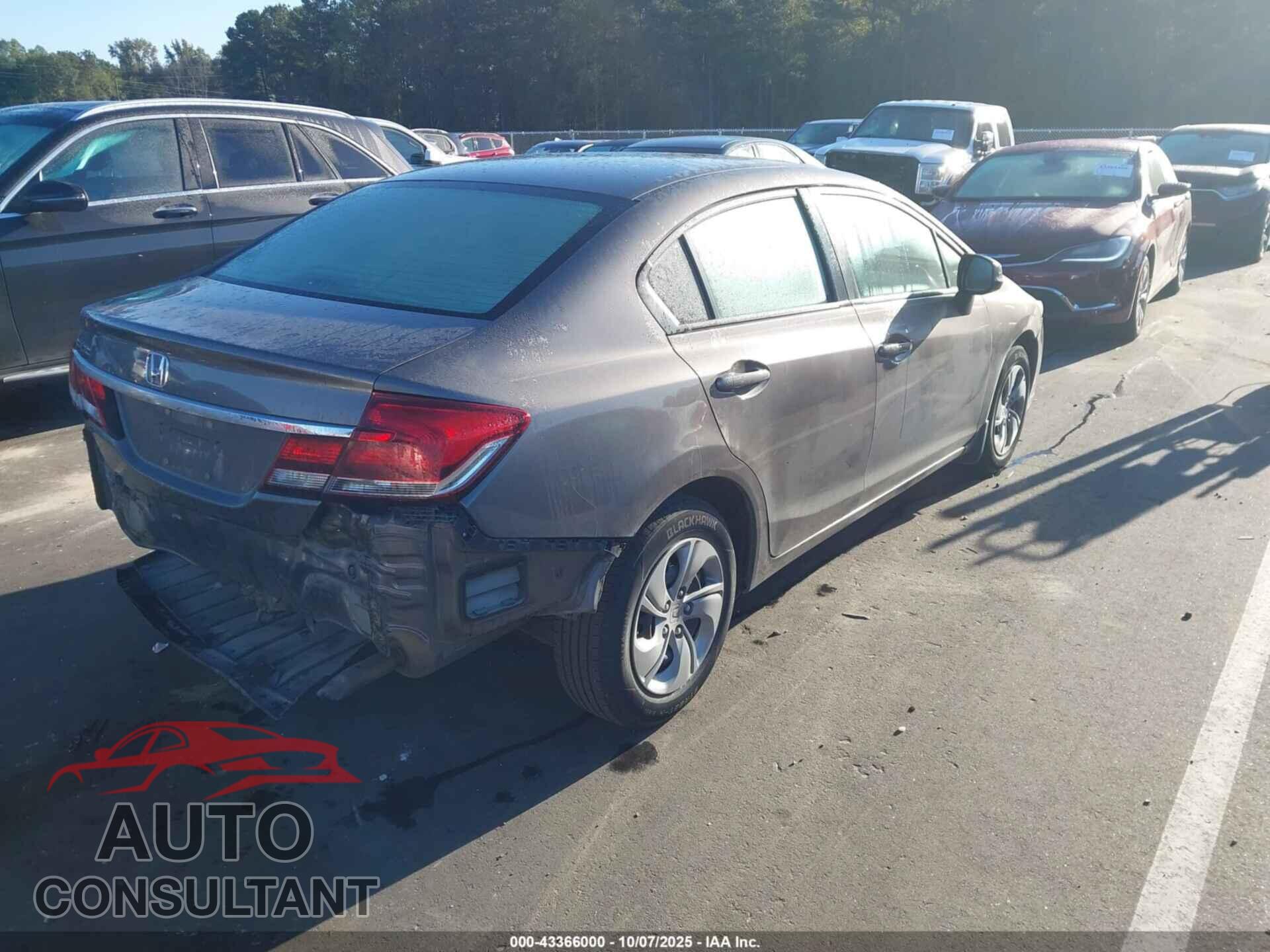 HONDA CIVIC 2013 - 19XFB2F56DE032676