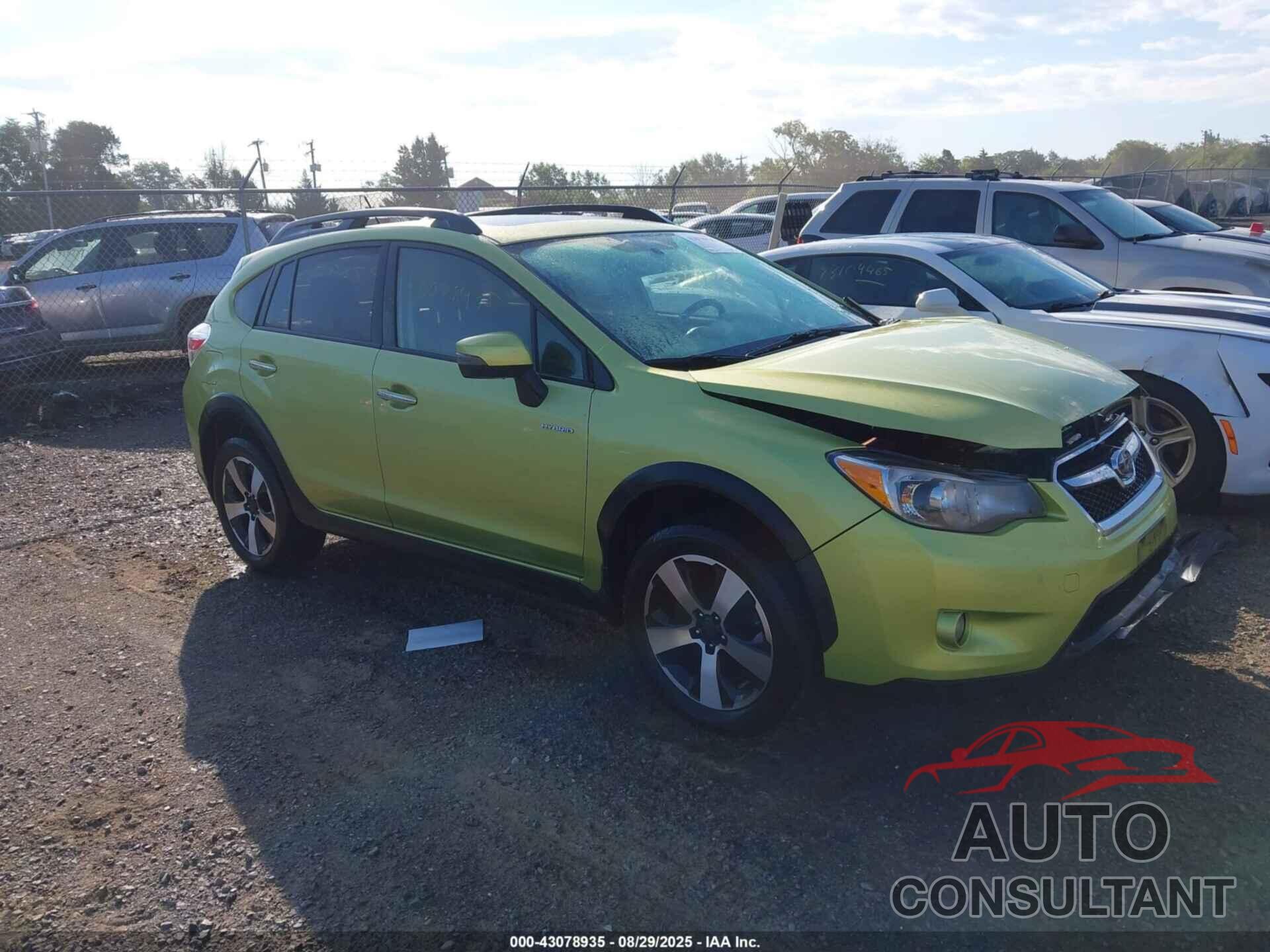 SUBARU XV CROSSTREK HYBRID 2015 - JF2GPBPC4FH293919